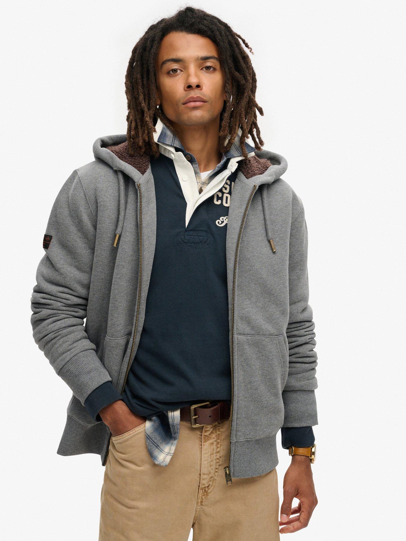 Superdry borg hoodie hotsell