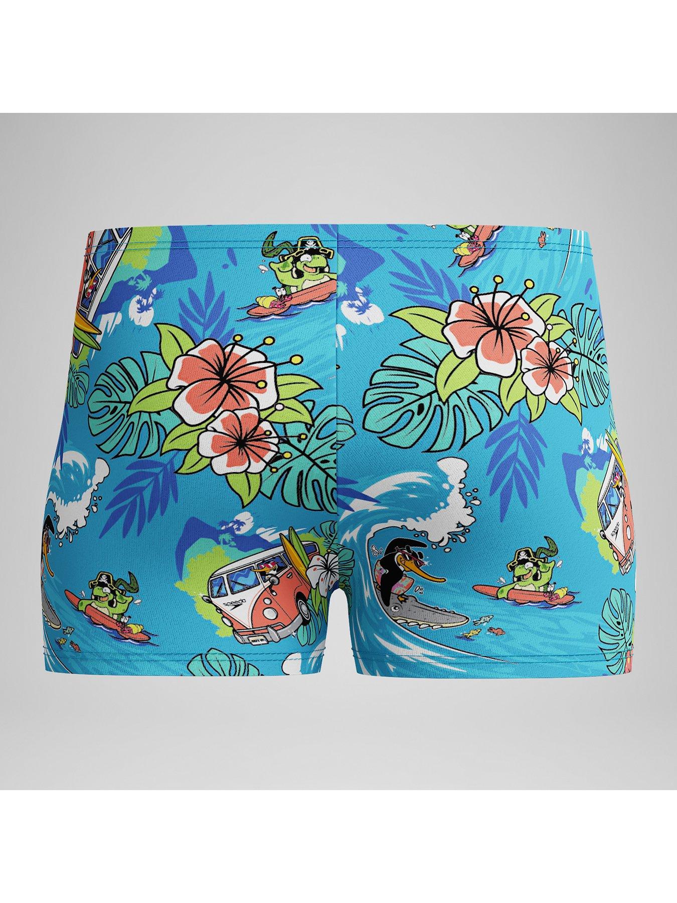 Image 2 of 5 of Speedo Boys Learn to Swim Digital Allover Aquashort - Picton Blue