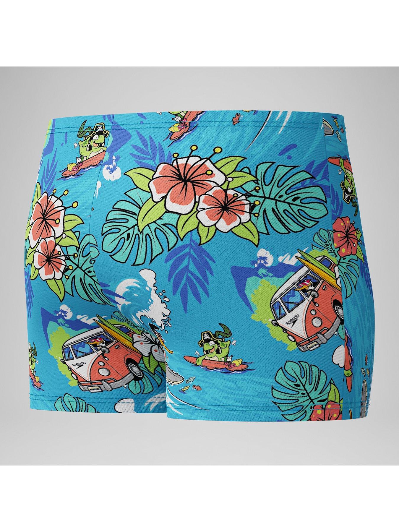 Image 4 of 5 of Speedo Boys Learn to Swim Digital Allover Aquashort - Picton Blue