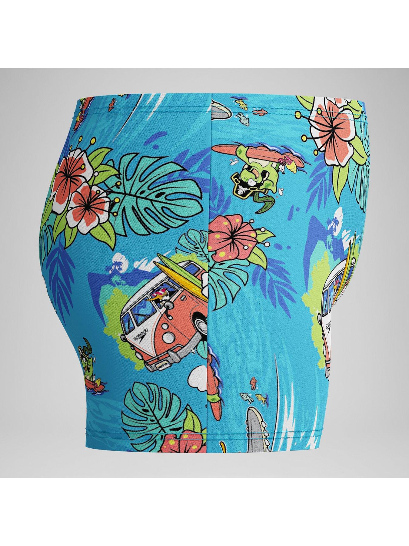 Image 5 of 5 of Speedo Boys Learn to Swim Digital Allover Aquashort - Picton Blue