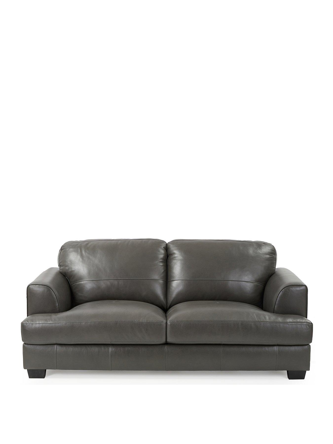 Image 2 of 7 of The Very Collection Astoria Italian Leather 3 Seater Sofa - FSC&reg; Certified