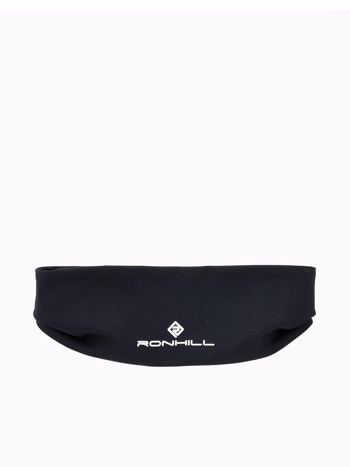 undefined Unisex Running Reversible Headband - Black