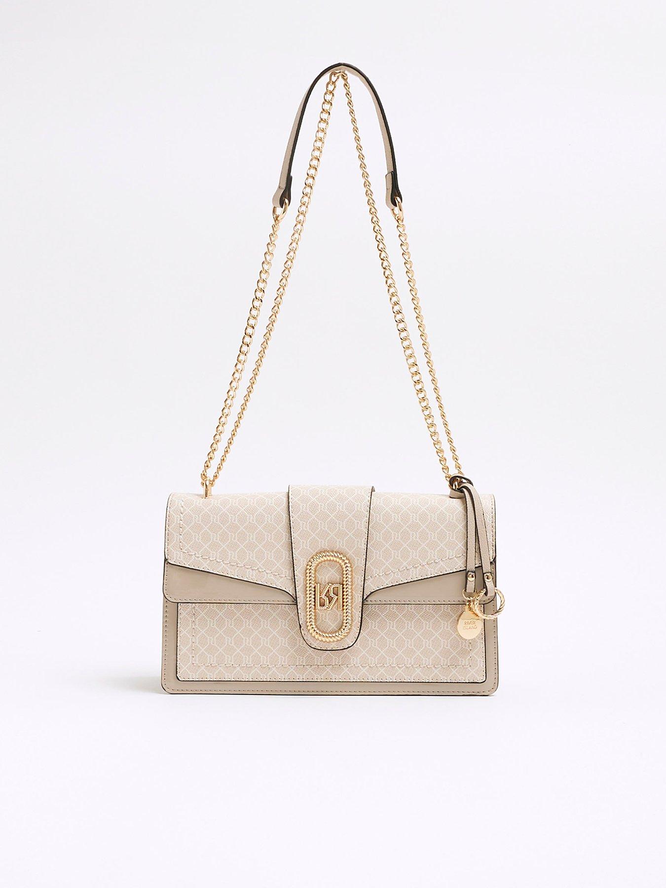 River island beige purse on sale