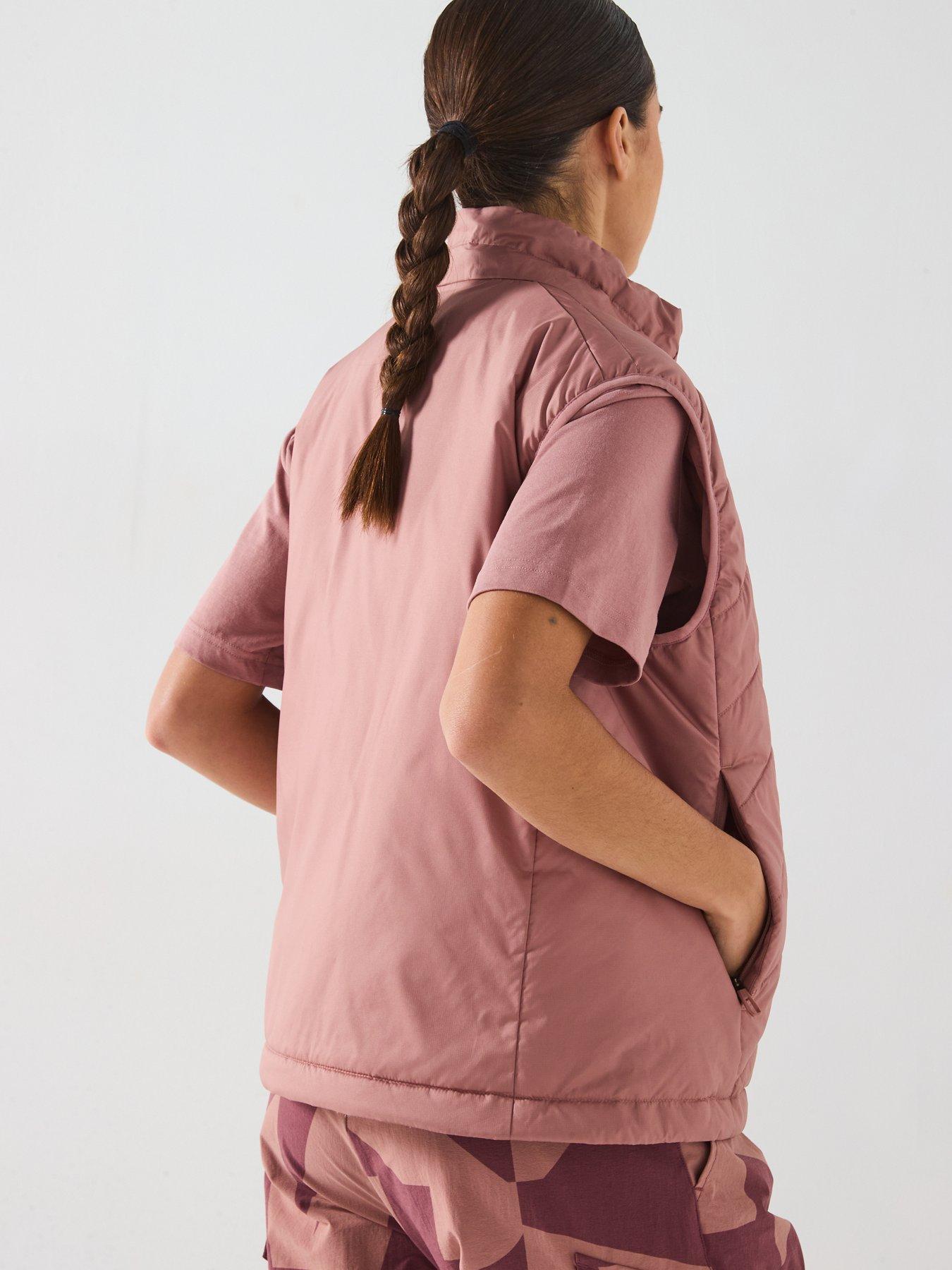Image 2 of 6 of adidas Terrex Womens Mountain Insulated Hooded Vest - Pink
