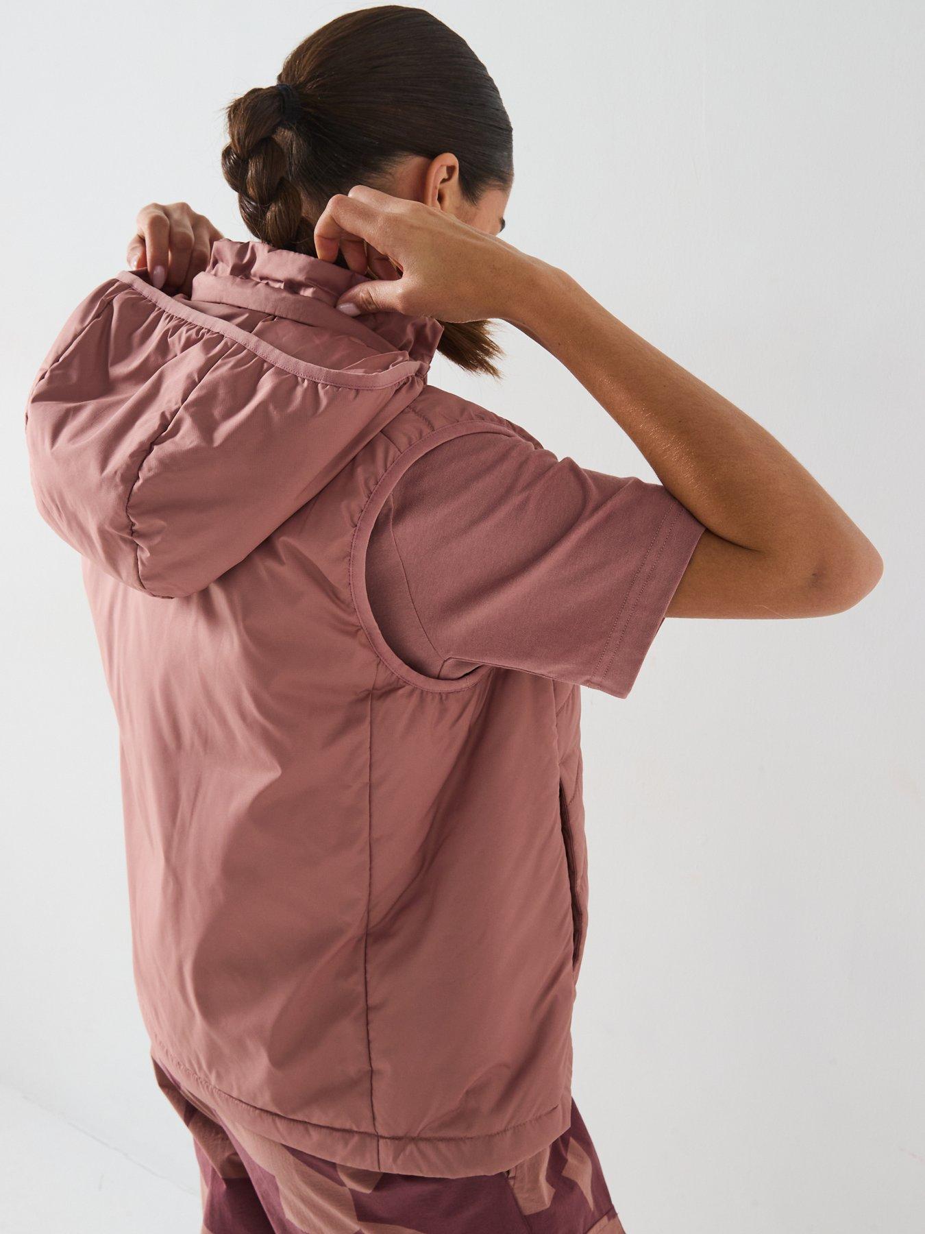 Image 5 of 6 of adidas Terrex Womens Mountain Insulated Hooded Vest - Pink
