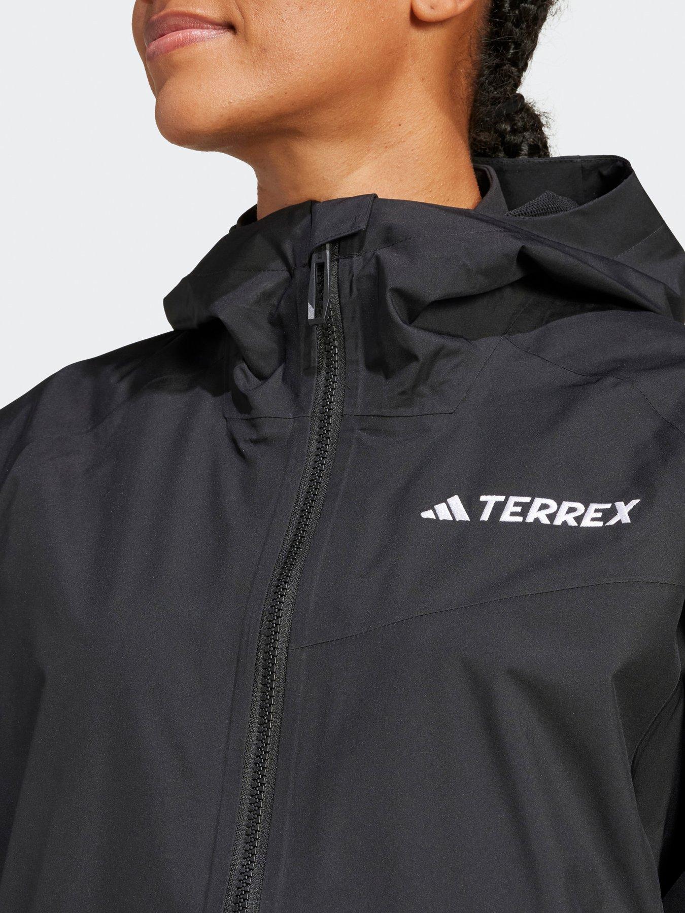 Image 4 of 5 of adidas Terrex Womens Mountain 2L Rain Jacket - Black