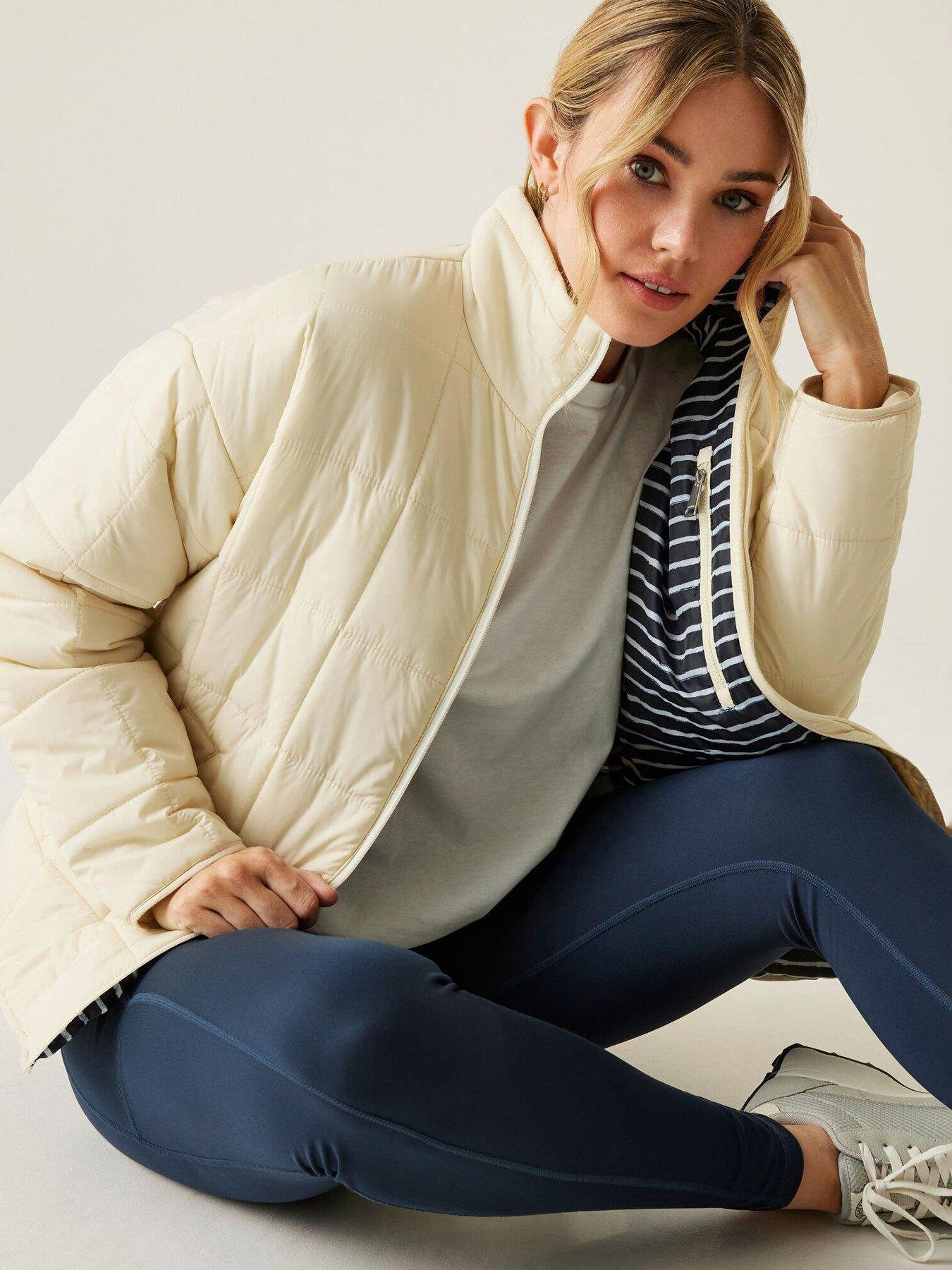 undefined Womens Courcelleii Baffle Jacket-white