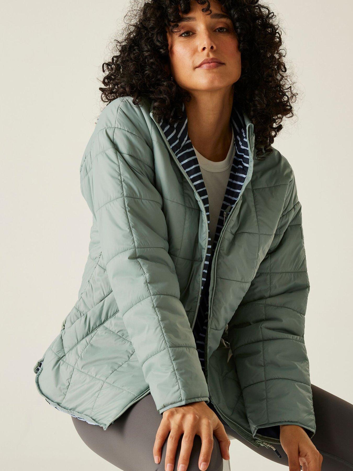 undefined Womens Courcelleii Baffle Jacket-green