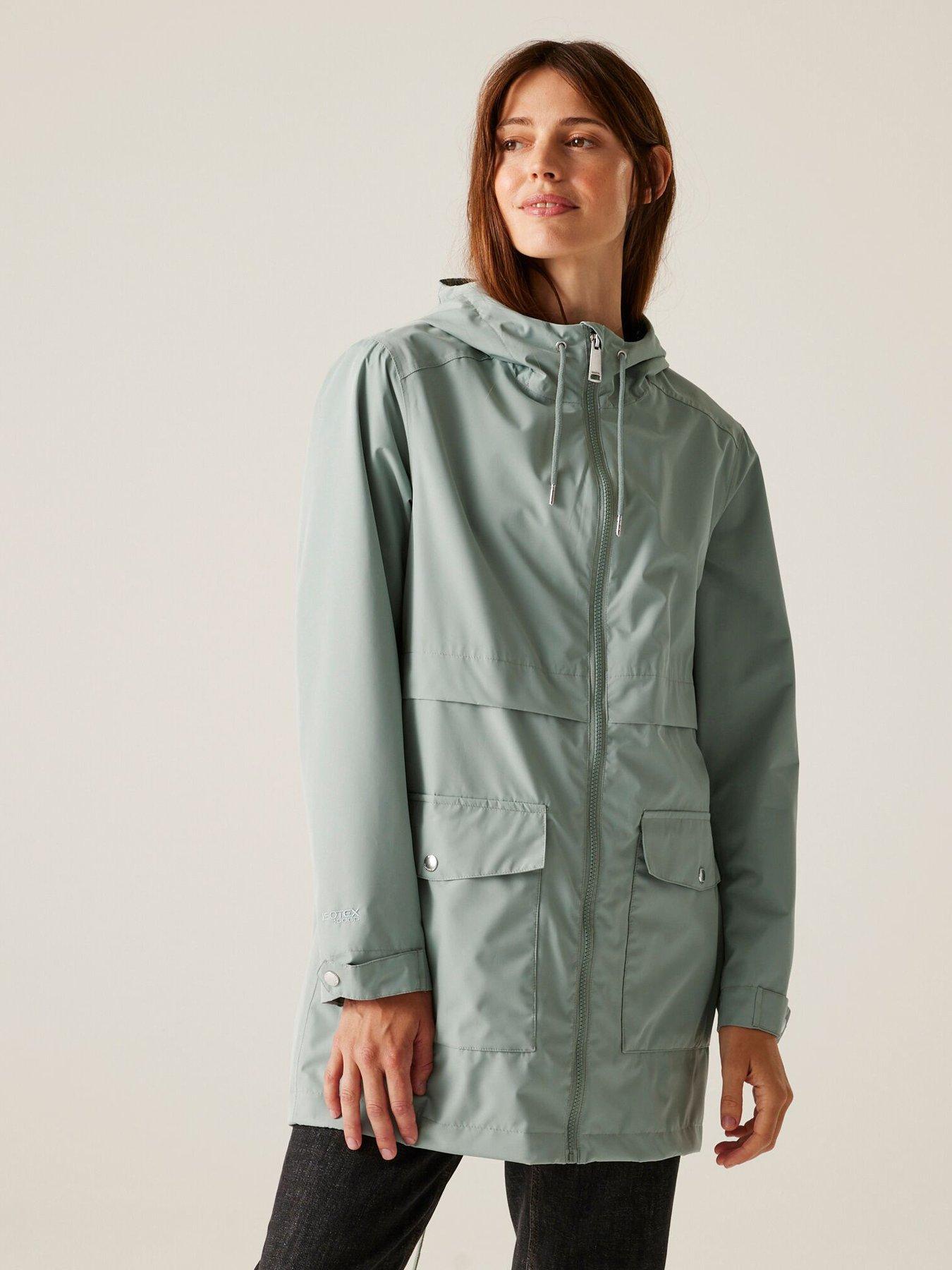 Image 1 of 6 of Regatta Womens Navaeh Waterproof Shell Jacket- Green