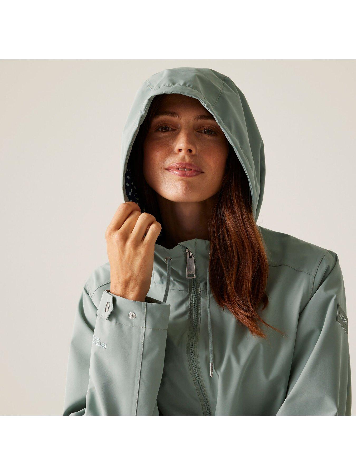 Image 3 of 6 of Regatta Womens Navaeh Waterproof Shell Jacket- Green