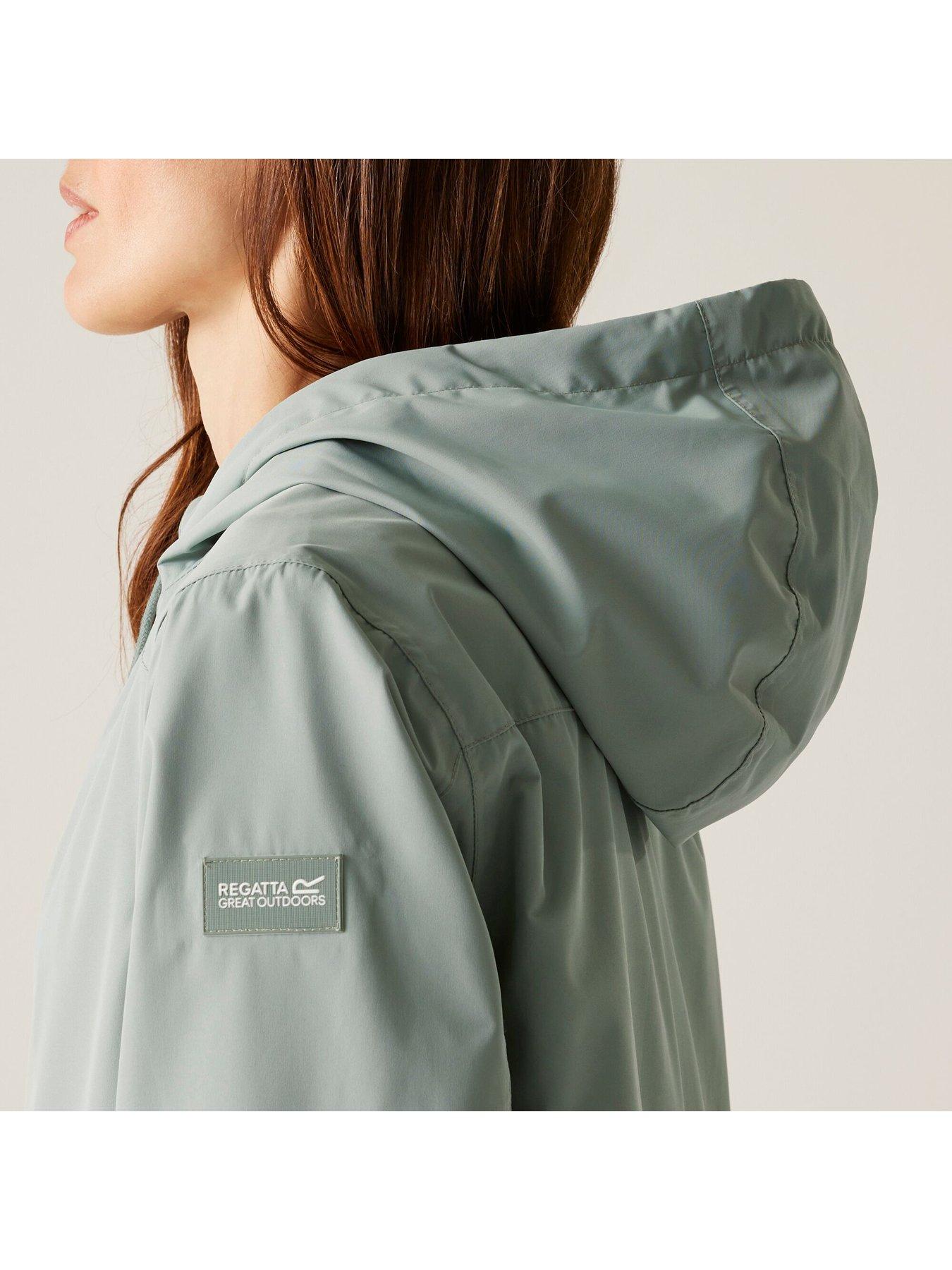 Image 4 of 6 of Regatta Womens Navaeh Waterproof Shell Jacket- Green