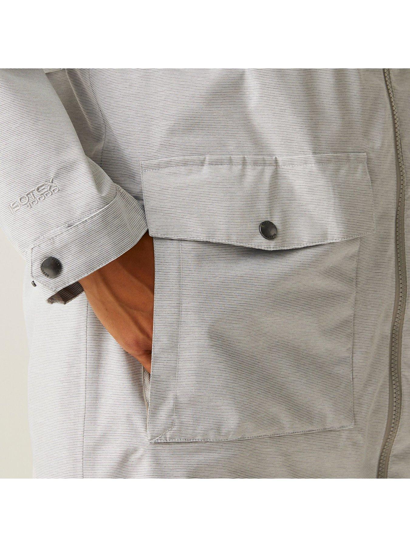 Image 3 of 6 of Regatta Womens Navaeh Waterproof Shell Jacket- Grey