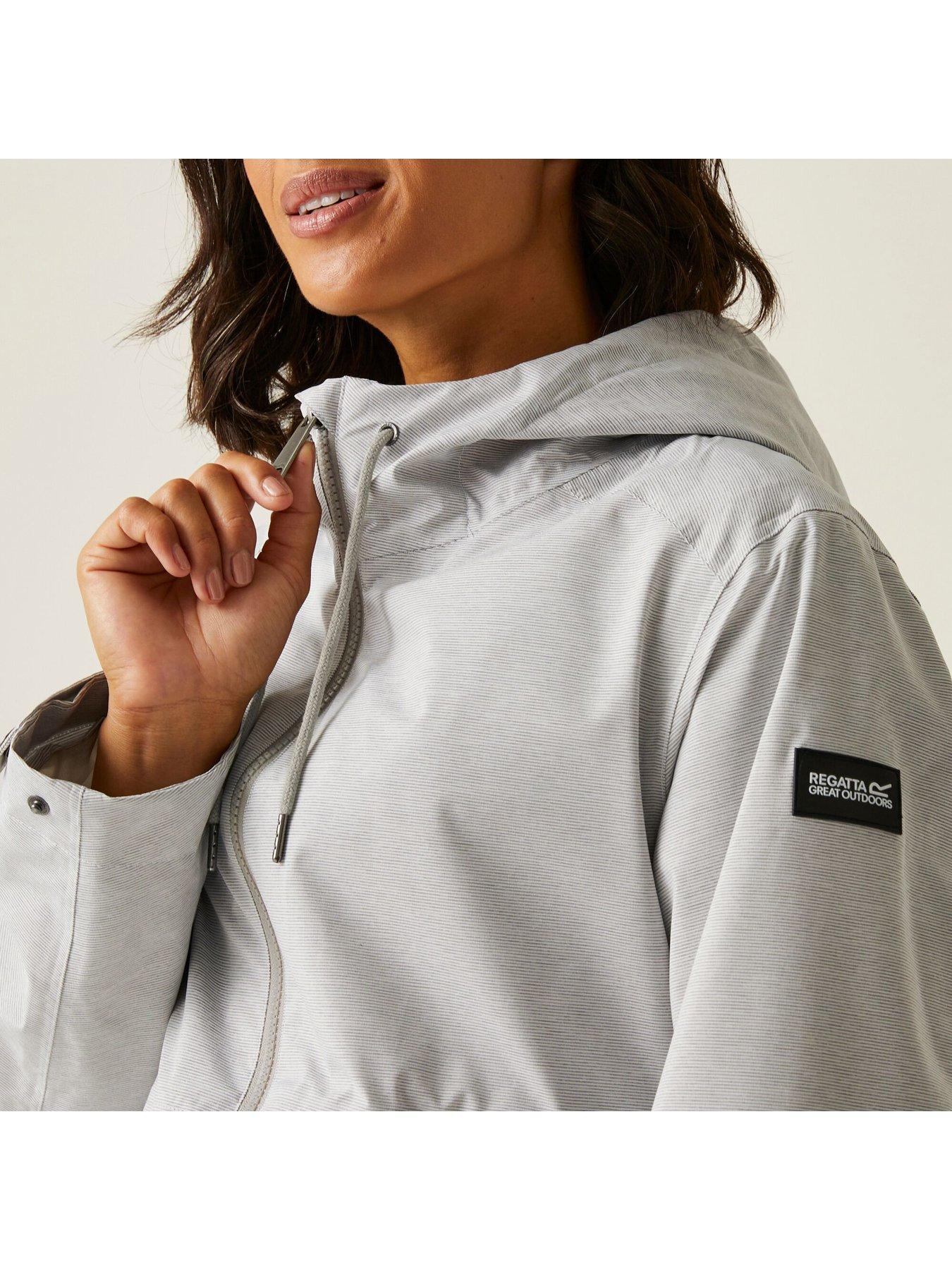 Image 4 of 6 of Regatta Womens Navaeh Waterproof Shell Jacket- Grey