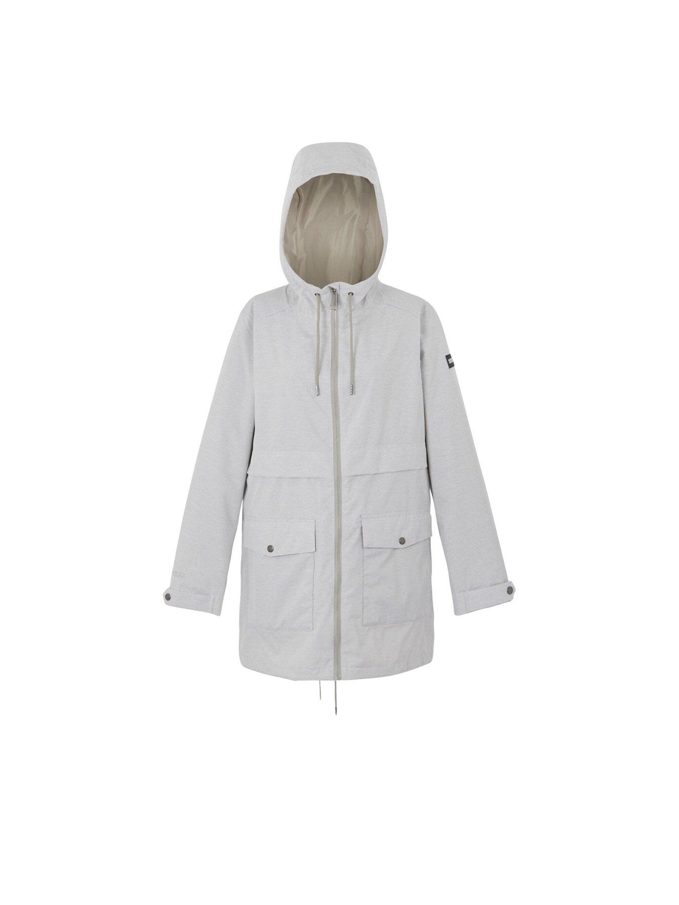 Image 5 of 6 of Regatta Womens Navaeh Waterproof Shell Jacket- Grey