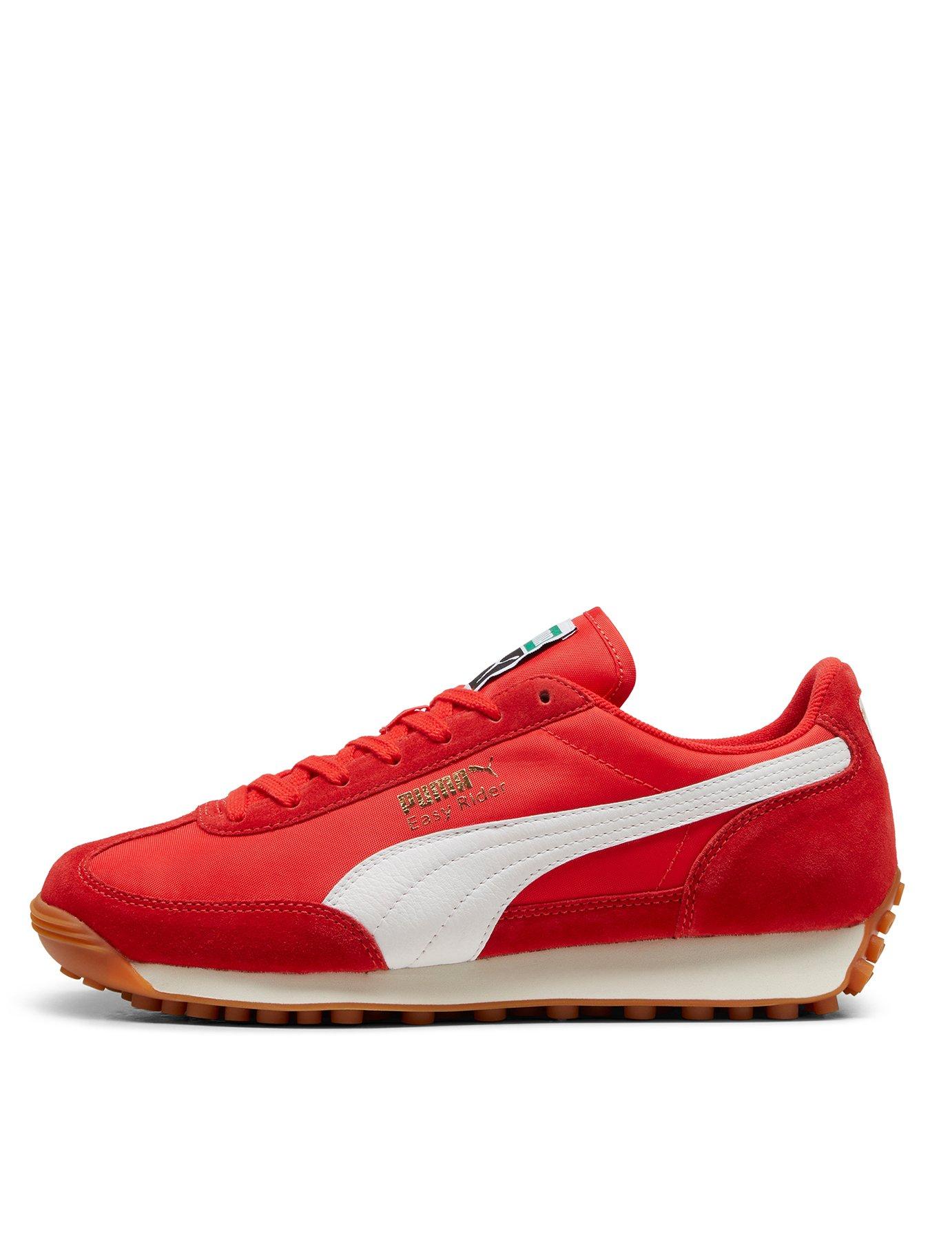 Puma: Unisex Easy Rider Vintage Trainers - Red
