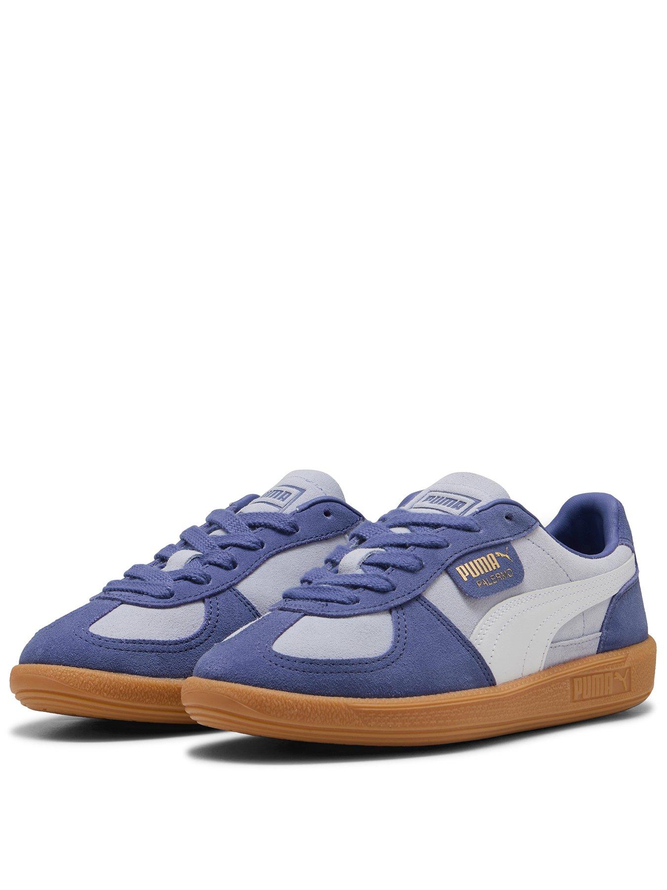 Puma Women's Palermo Trainers Cool Weather/Blue Crystal Very