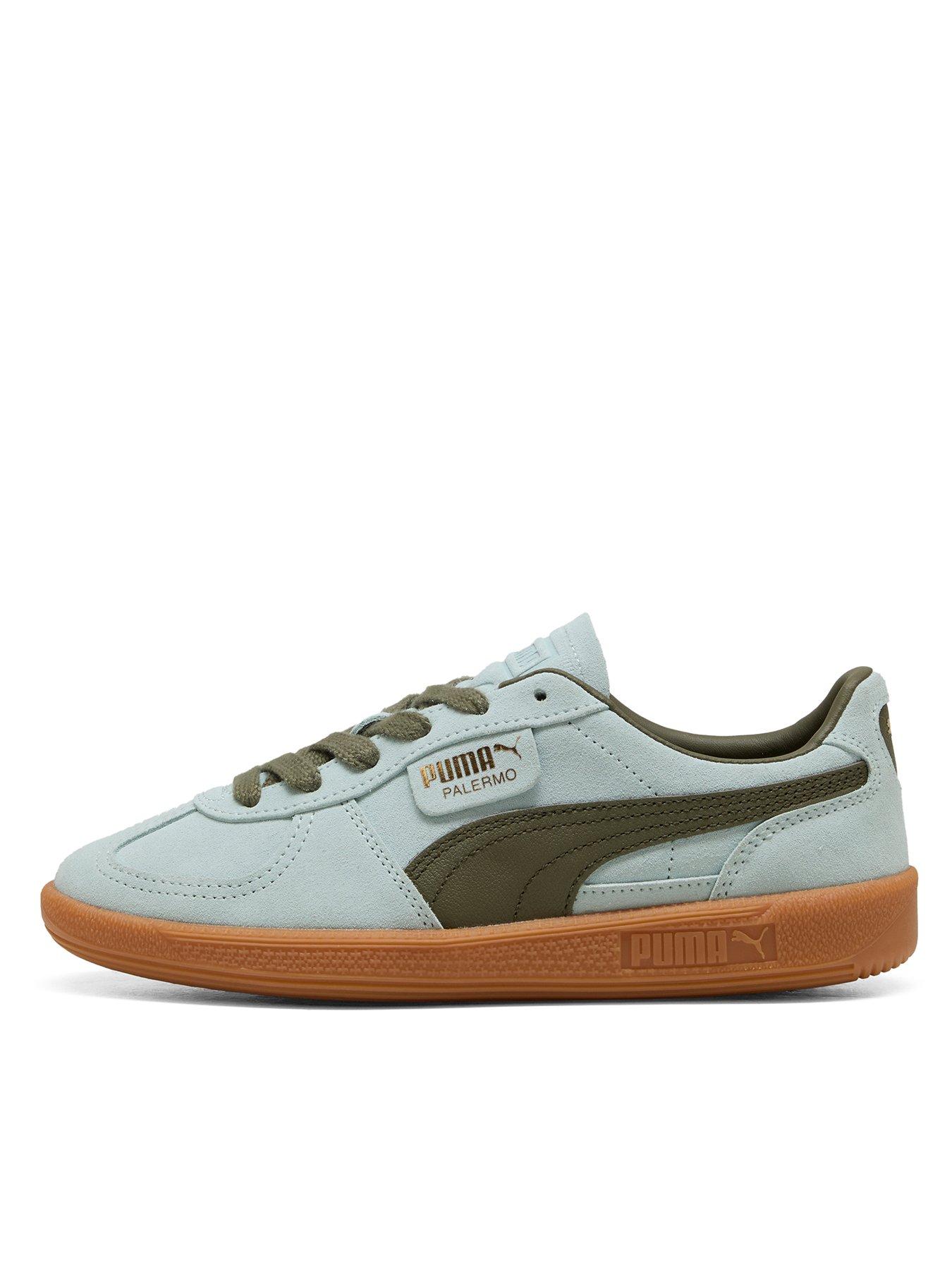 Puma Womens Palermo Trainers - Blue, Blue, Size 7, Women