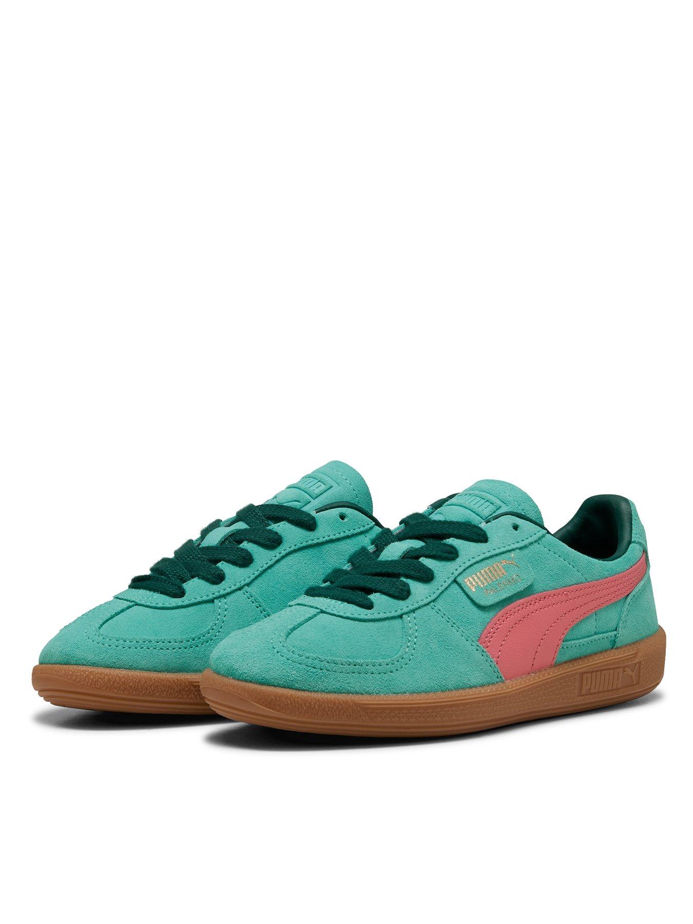 Image 2 of 6 of Puma Women's Palermo Trainers - Green