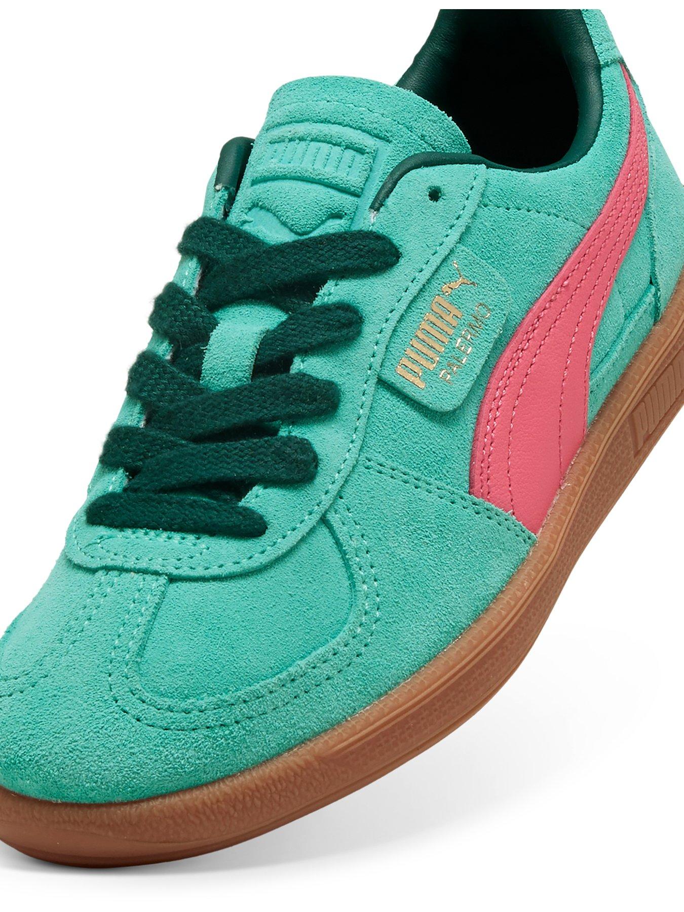 Image 4 of 6 of Puma Women's Palermo Trainers - Green