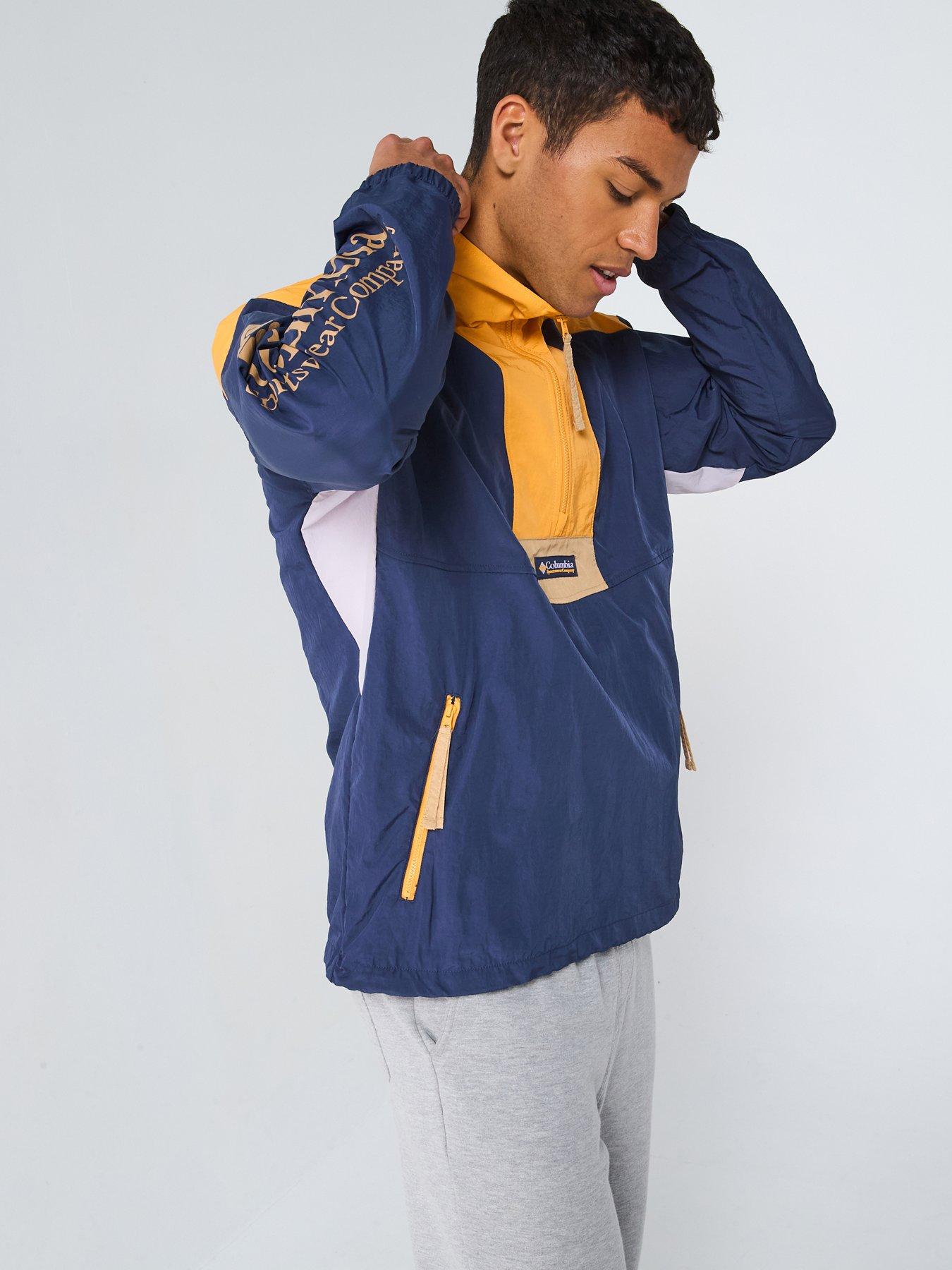 undefined Men's Riptide 2 Retro Windbreaker Anorak - Navy
