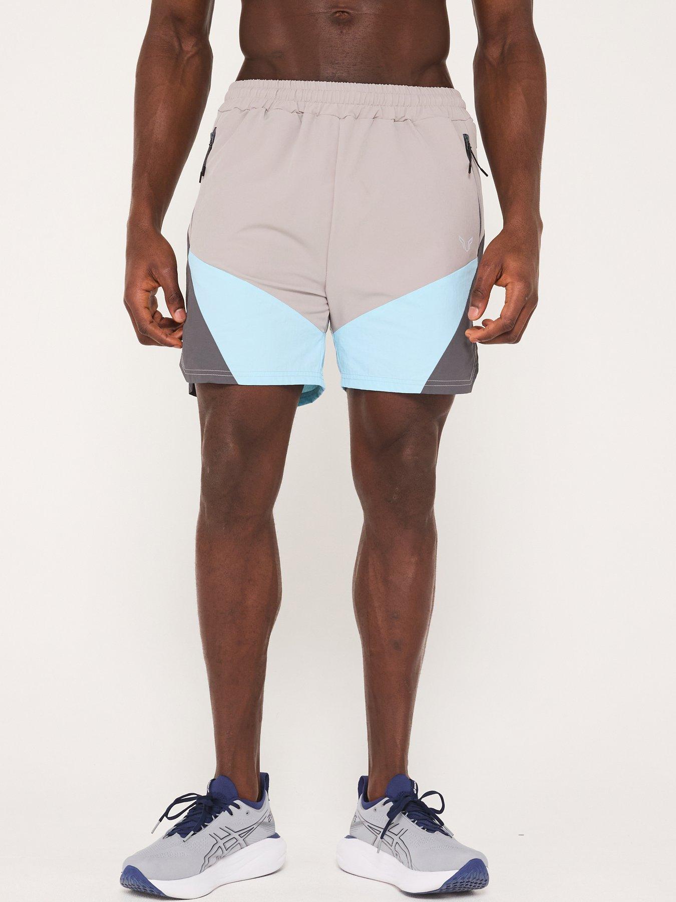 undefined Mens Connect Woven 7 Inch Short - Slate Grey/blue