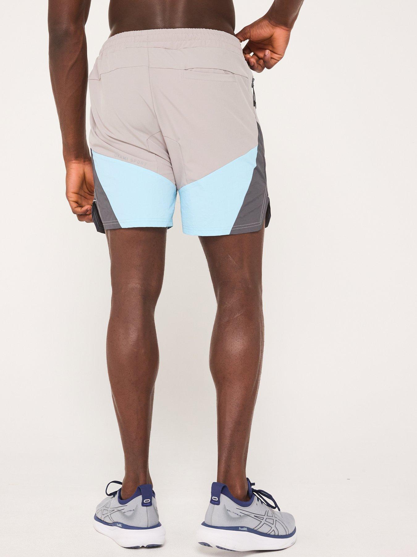 Image 2 of 6 of Okami Mens Connect Woven 7 Inch Short - Slate Grey/blue