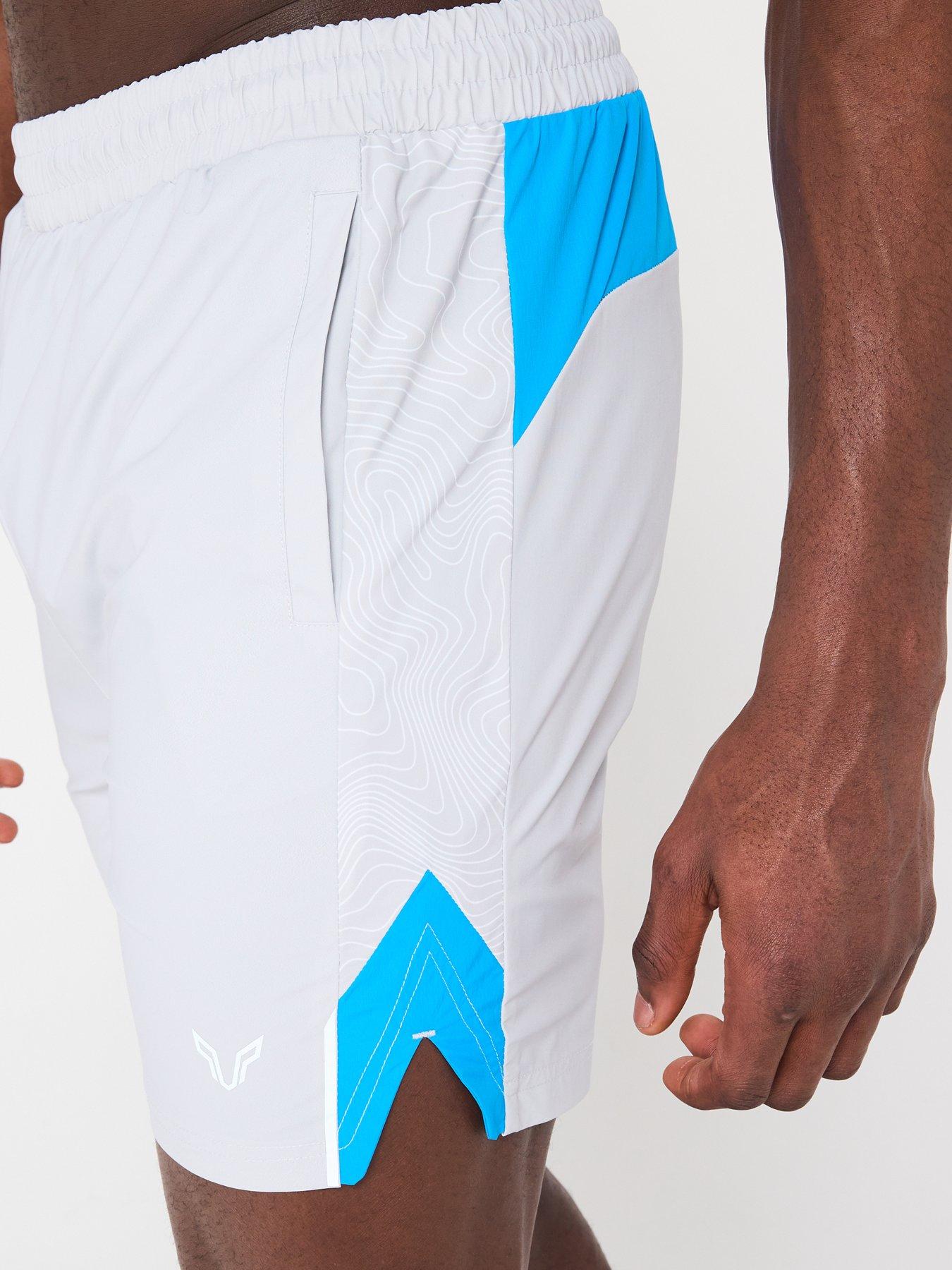 Image 4 of 6 of Okami Mens Origin 7 Inch Shorts - Light Grey/blue