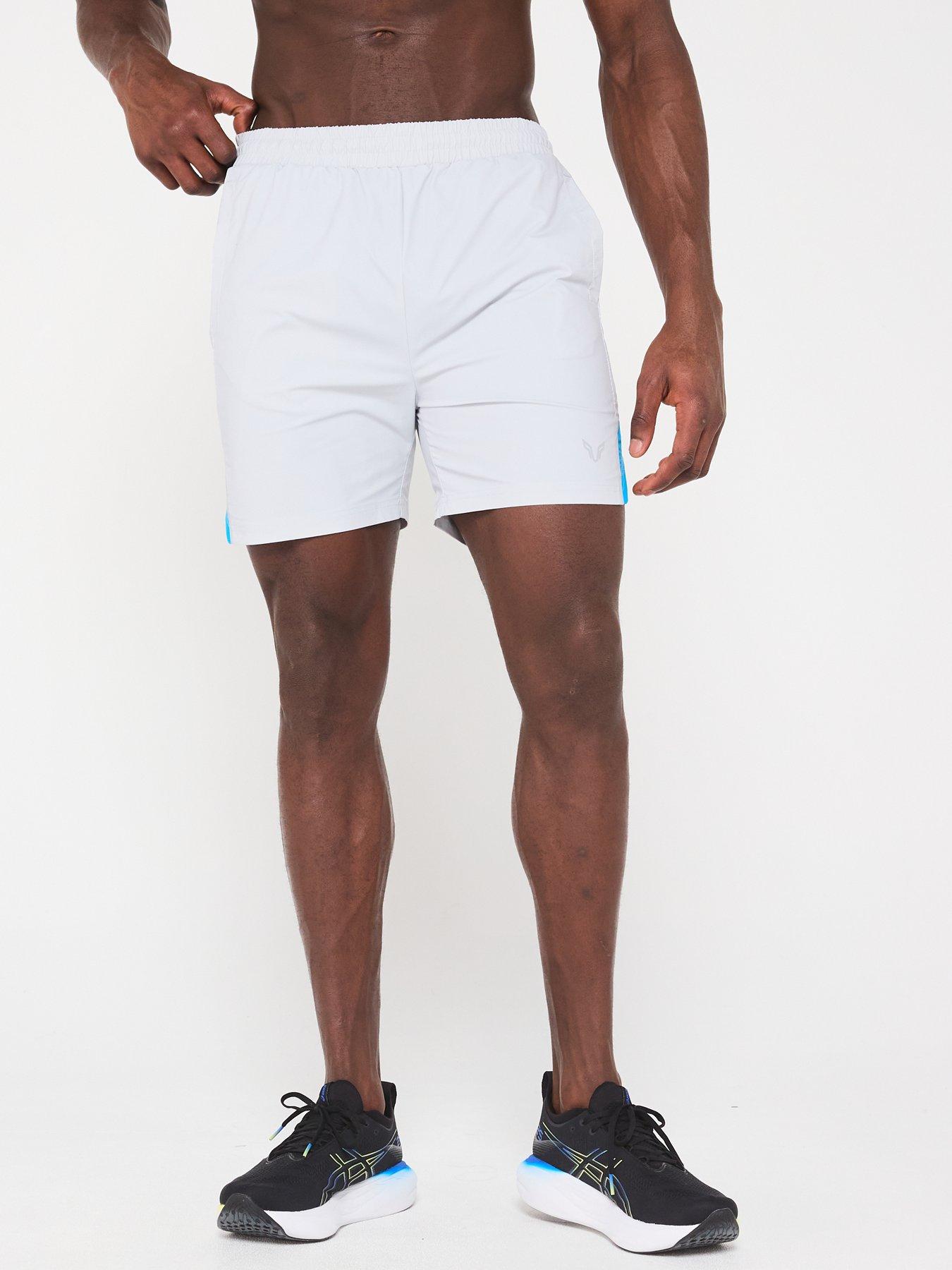 Image 5 of 6 of Okami Mens Origin 7 Inch Shorts - Light Grey/blue