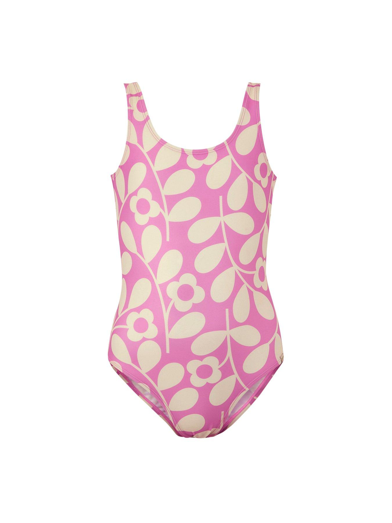 Image 5 of 6 of Regatta Orla Girls Kids Swimming Costume - Pink