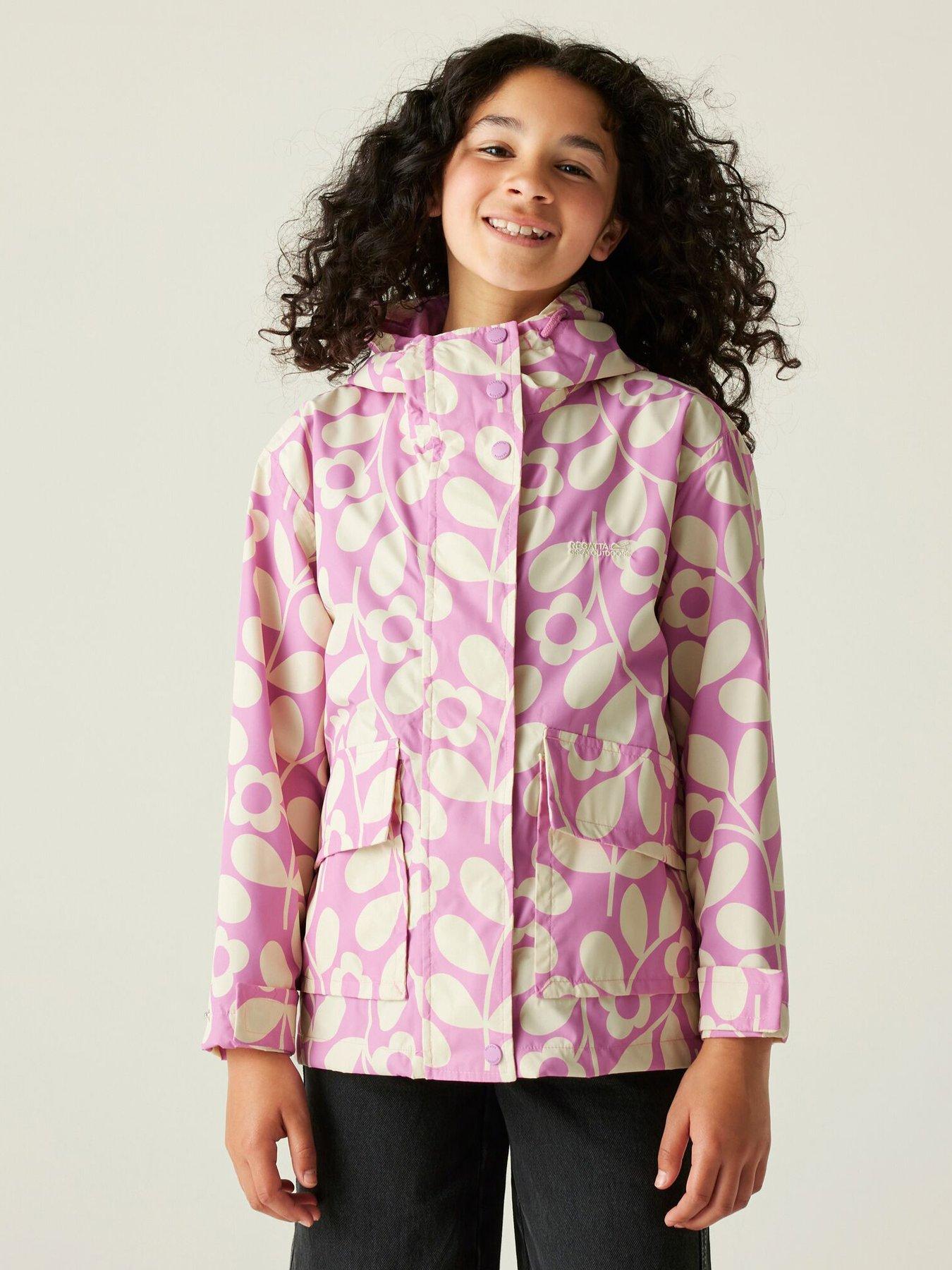 undefined Girls Orla Kiely Swing Waterproof Jacket - Pink