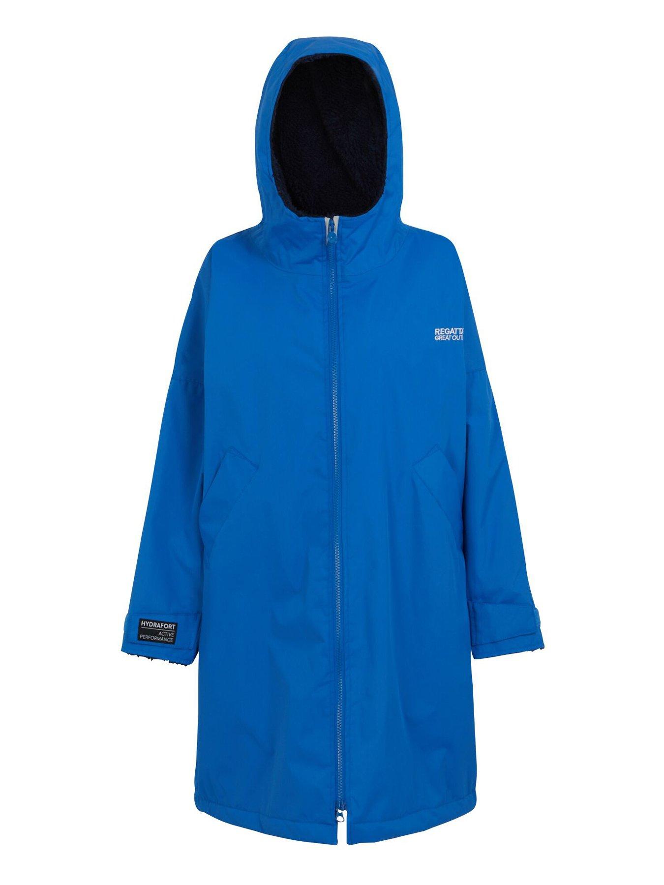 Image 4 of 6 of Regatta Junior Kids Waterproof Changing Robe - Blue