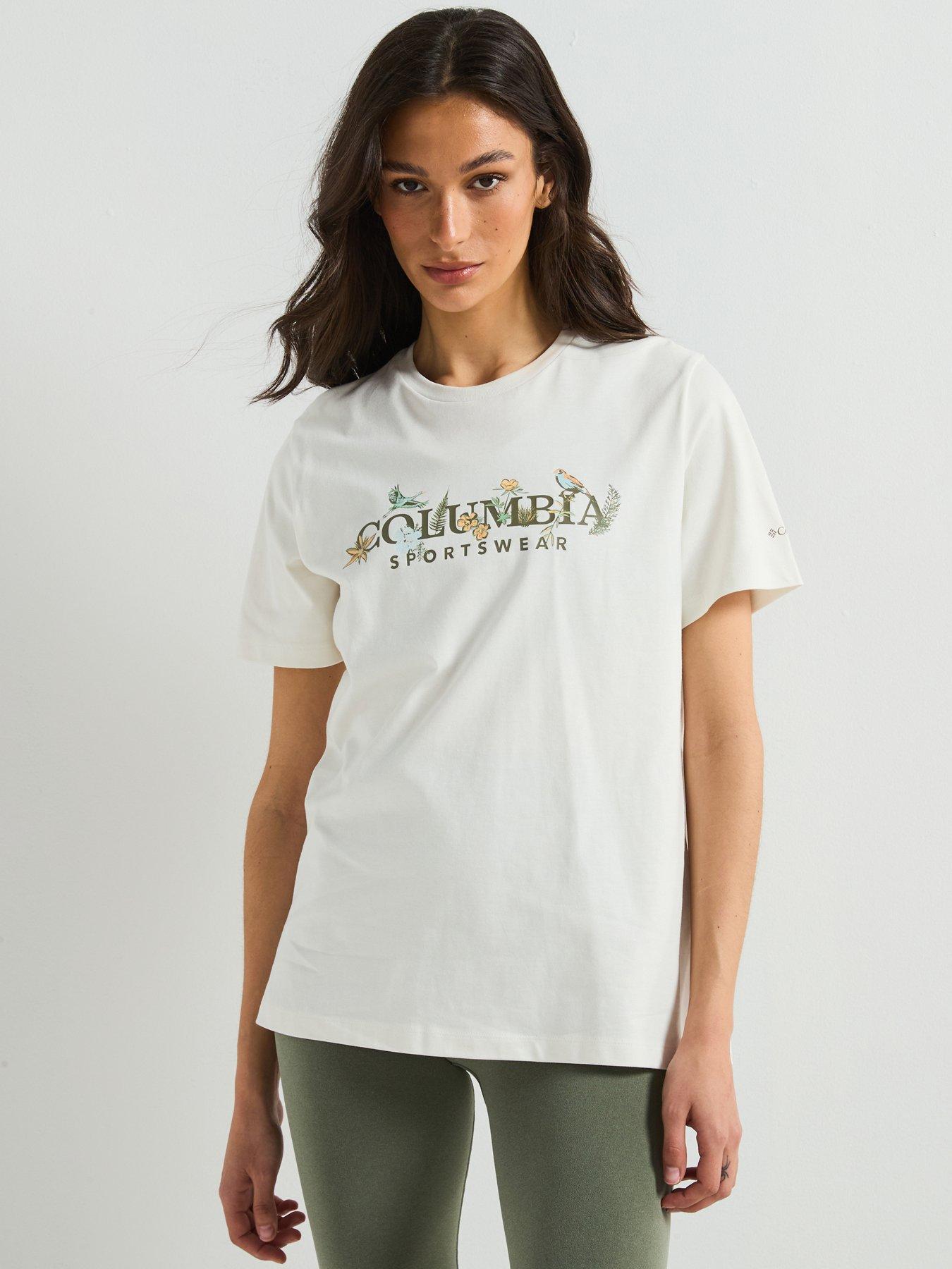 undefined Women's Boundle Beauty Logo Short Sleeve T-Shirt - Cream