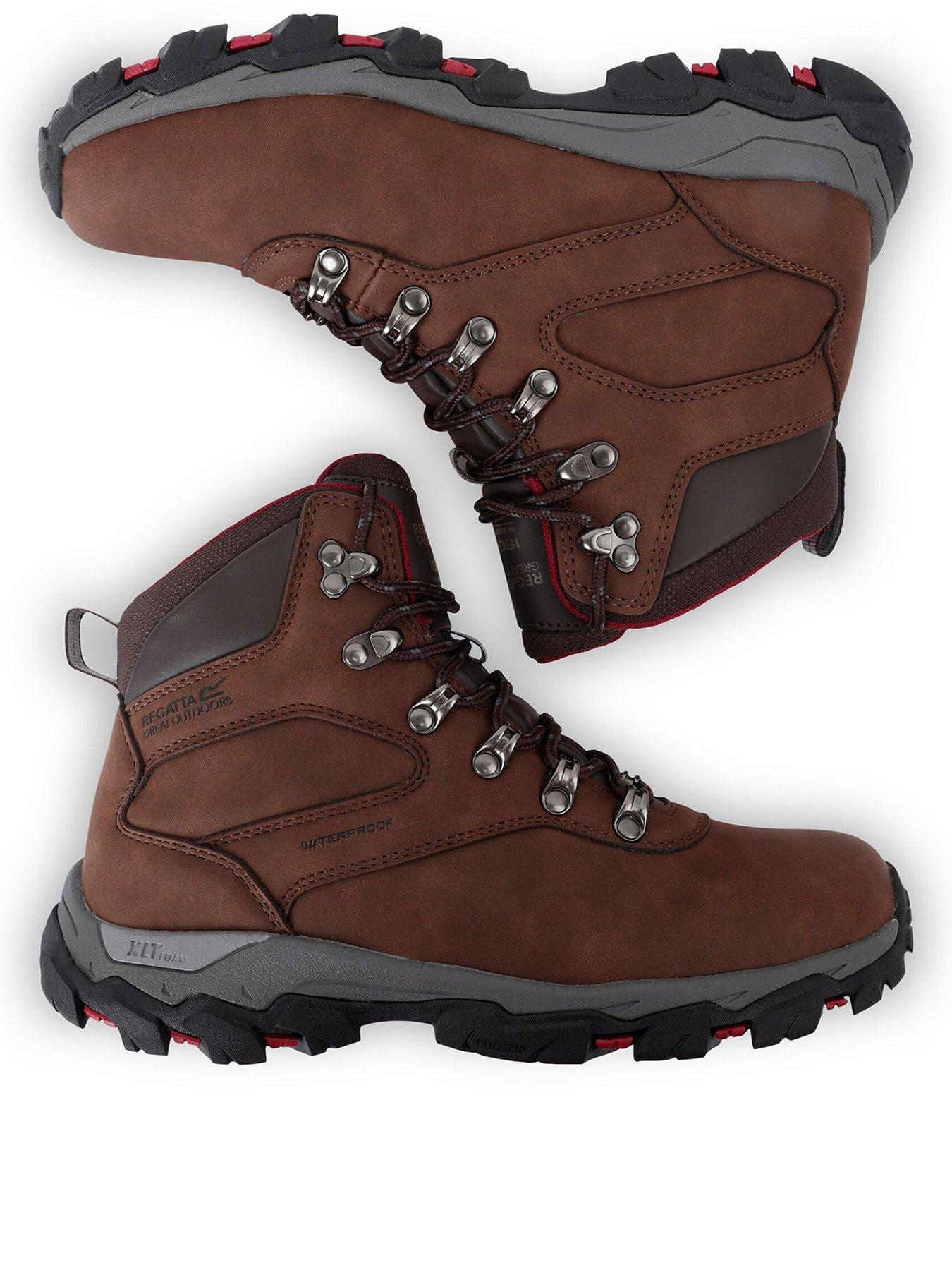 Image 3 of 7 of Regatta Womens Lady Holcombe Class Waterproof Leather Walking Boot -brown