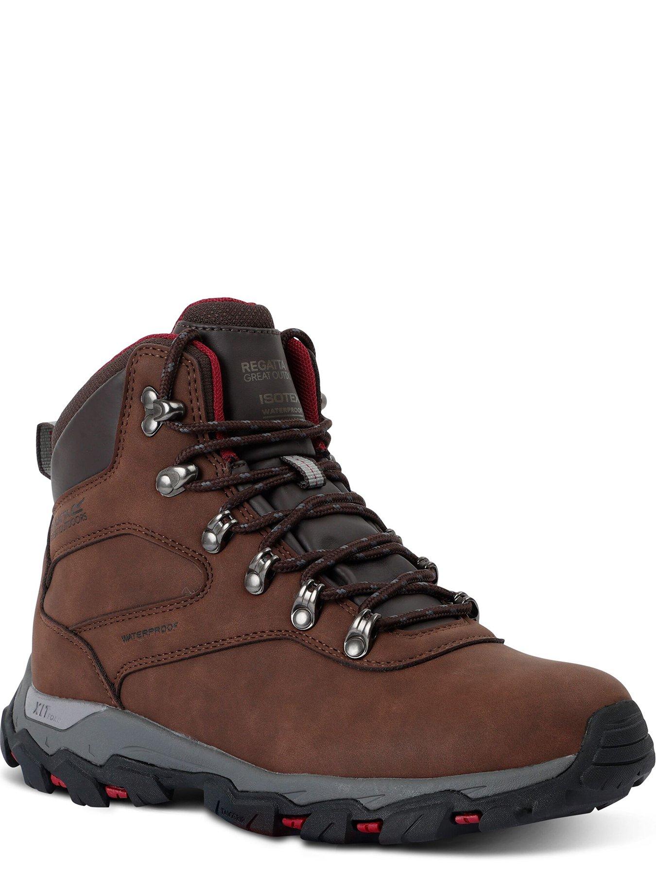 Image 4 of 7 of Regatta Womens Lady Holcombe Class Waterproof Leather Walking Boot -brown