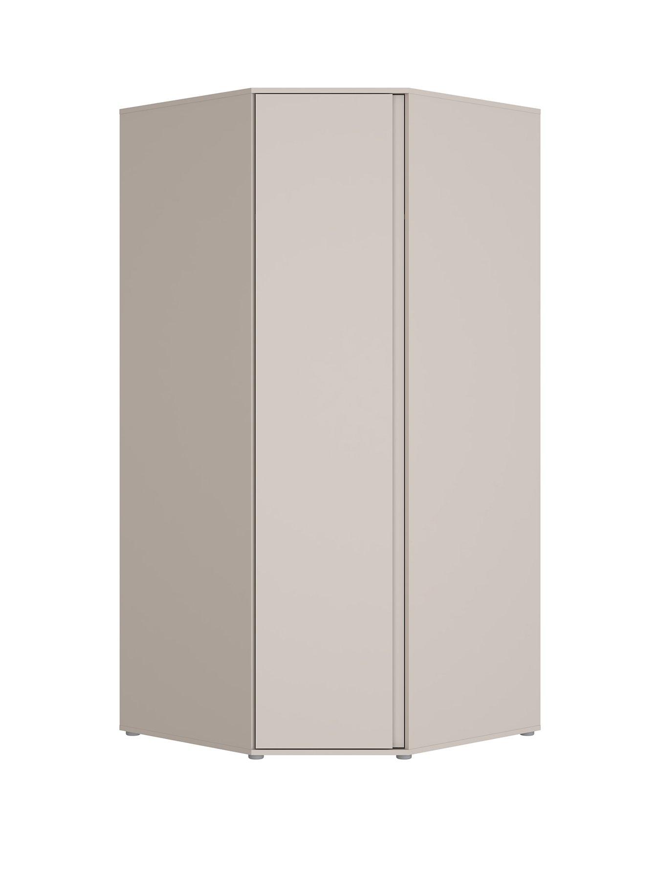 Image 2 of 7 of The Very Collection Lisson Corner Wardrobe - Oatmeal - FSC&reg; Certified