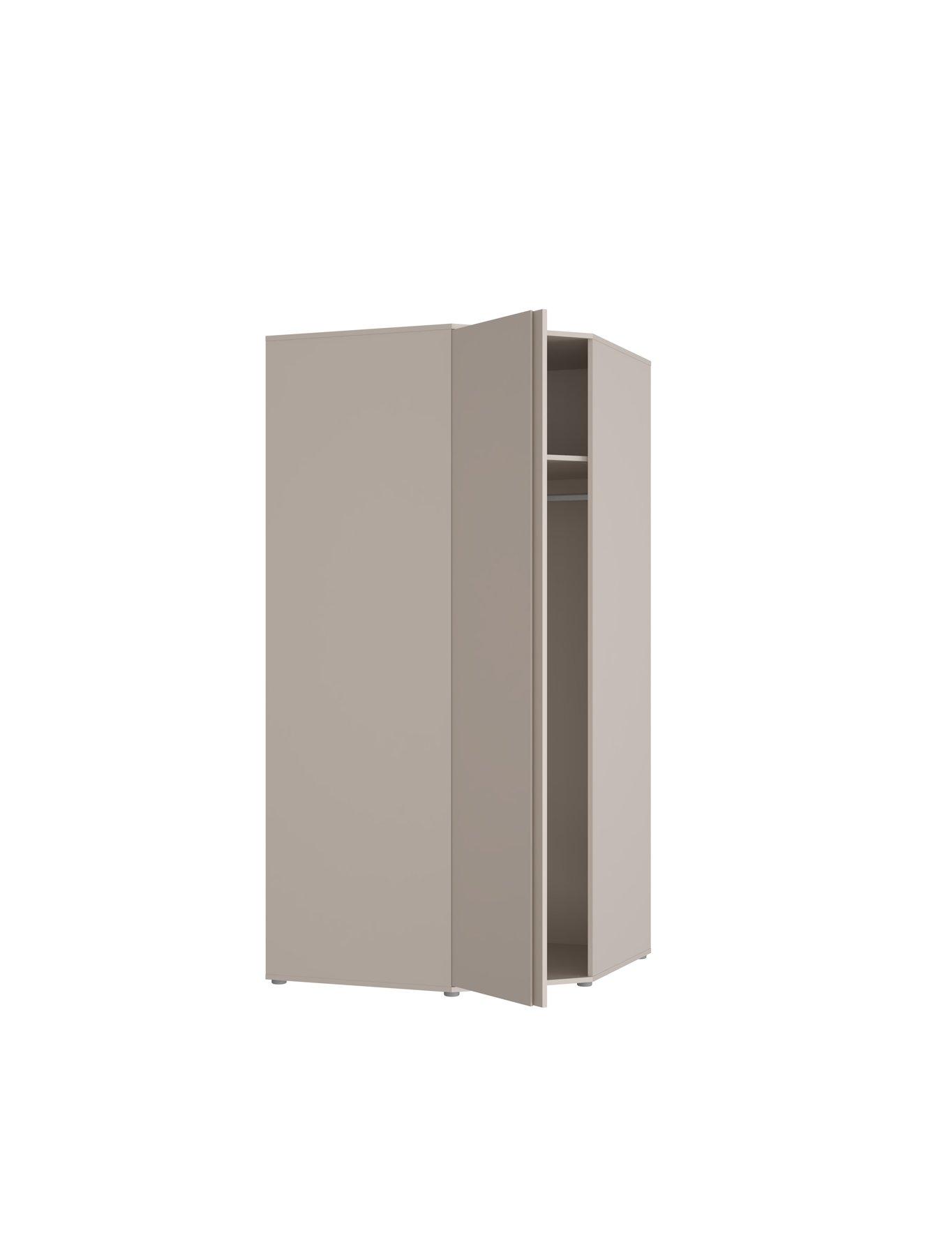 Image 5 of 7 of The Very Collection Lisson Corner Wardrobe - Oatmeal - FSC&reg; Certified