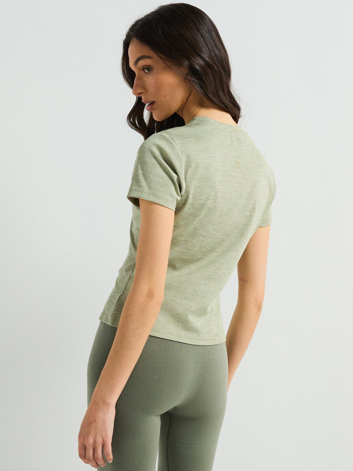 Image 2 of 6 of Columbia Women's Move Short Sleeve T-Shirt - Green