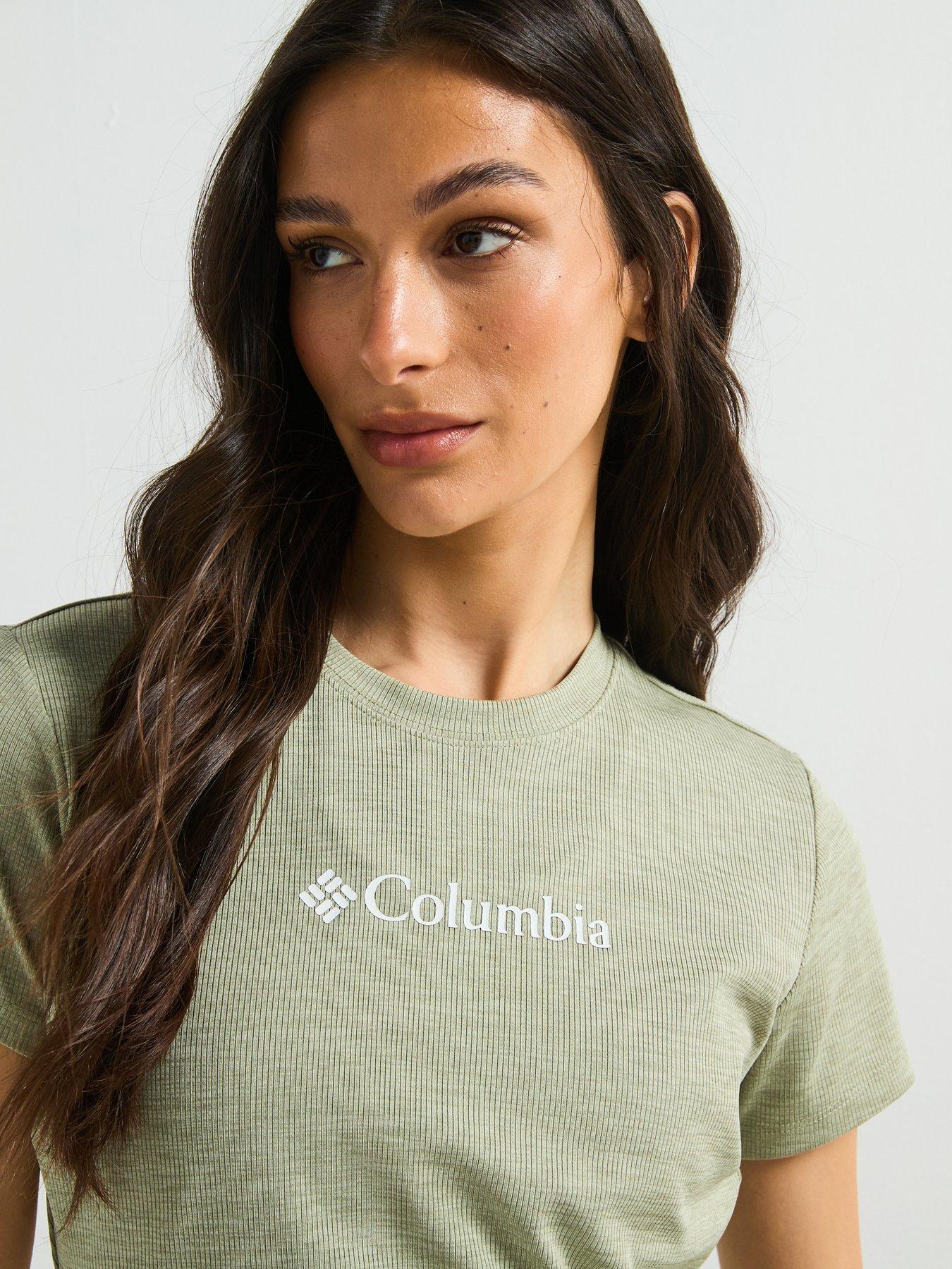 Image 4 of 6 of Columbia Women's Move Short Sleeve T-Shirt - Green
