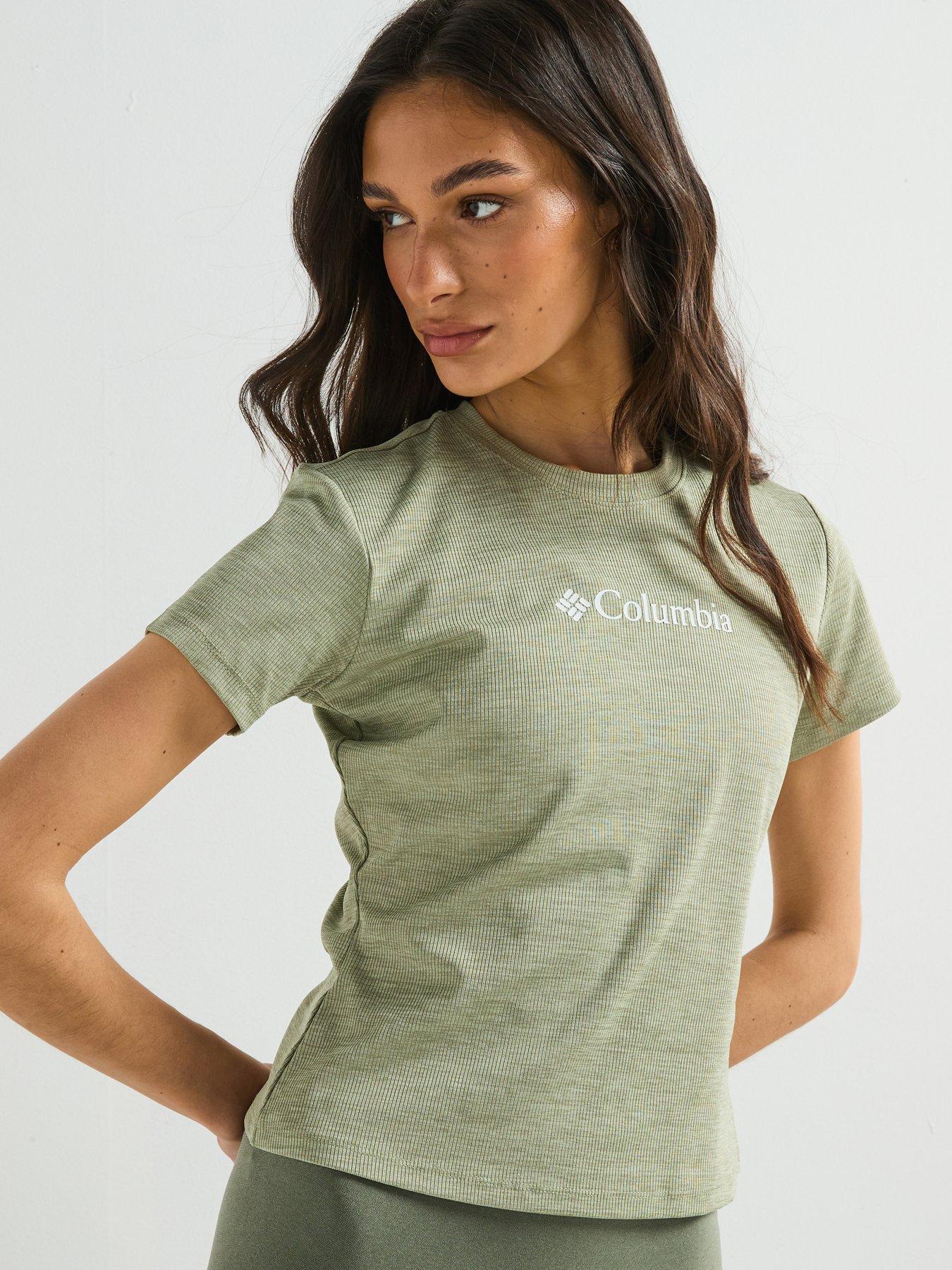 Image 6 of 6 of Columbia Women's Move Short Sleeve T-Shirt - Green