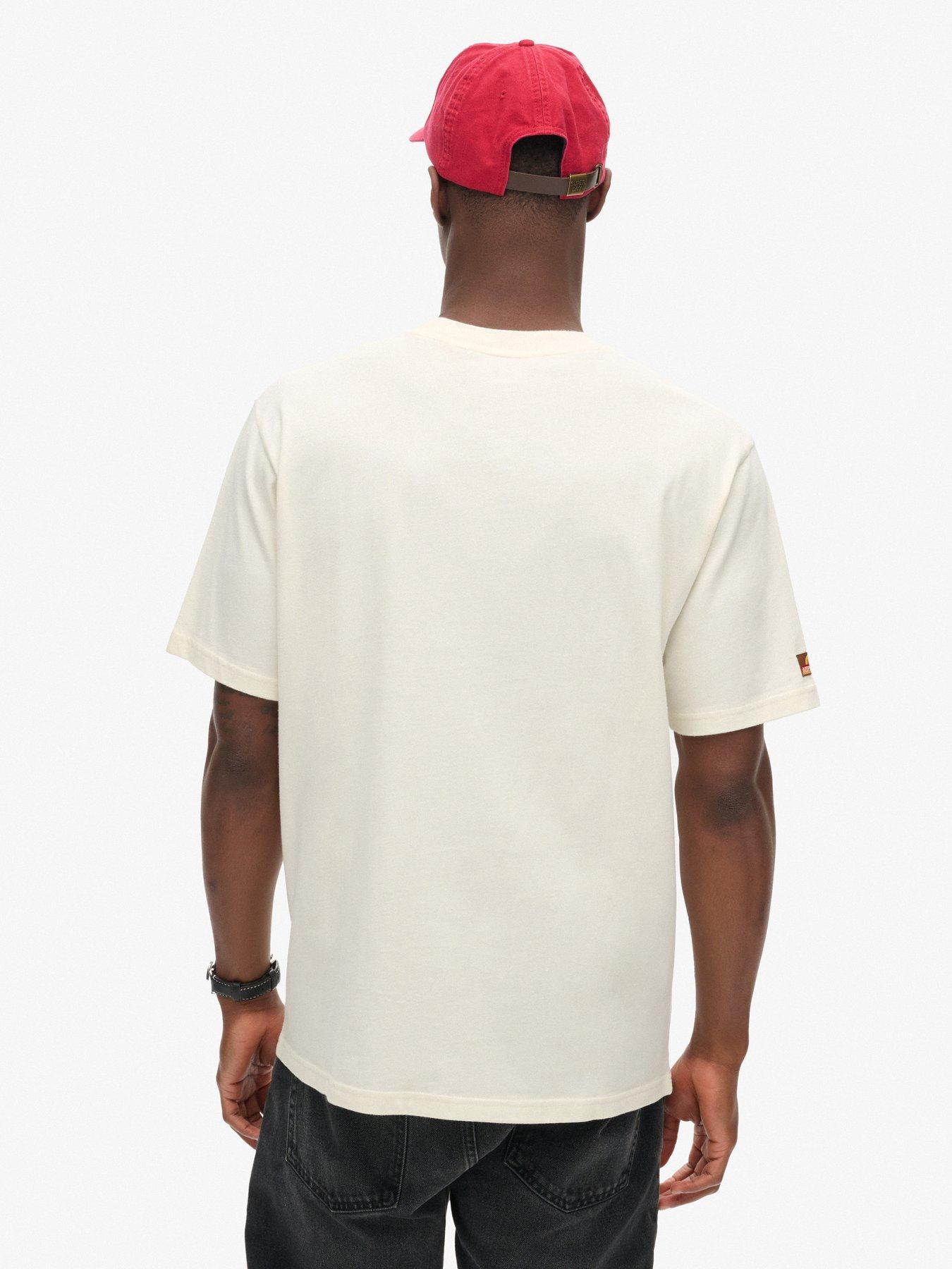 Image 2 of 5 of Superdry Travel Postcard Graphic T-Shirt - White