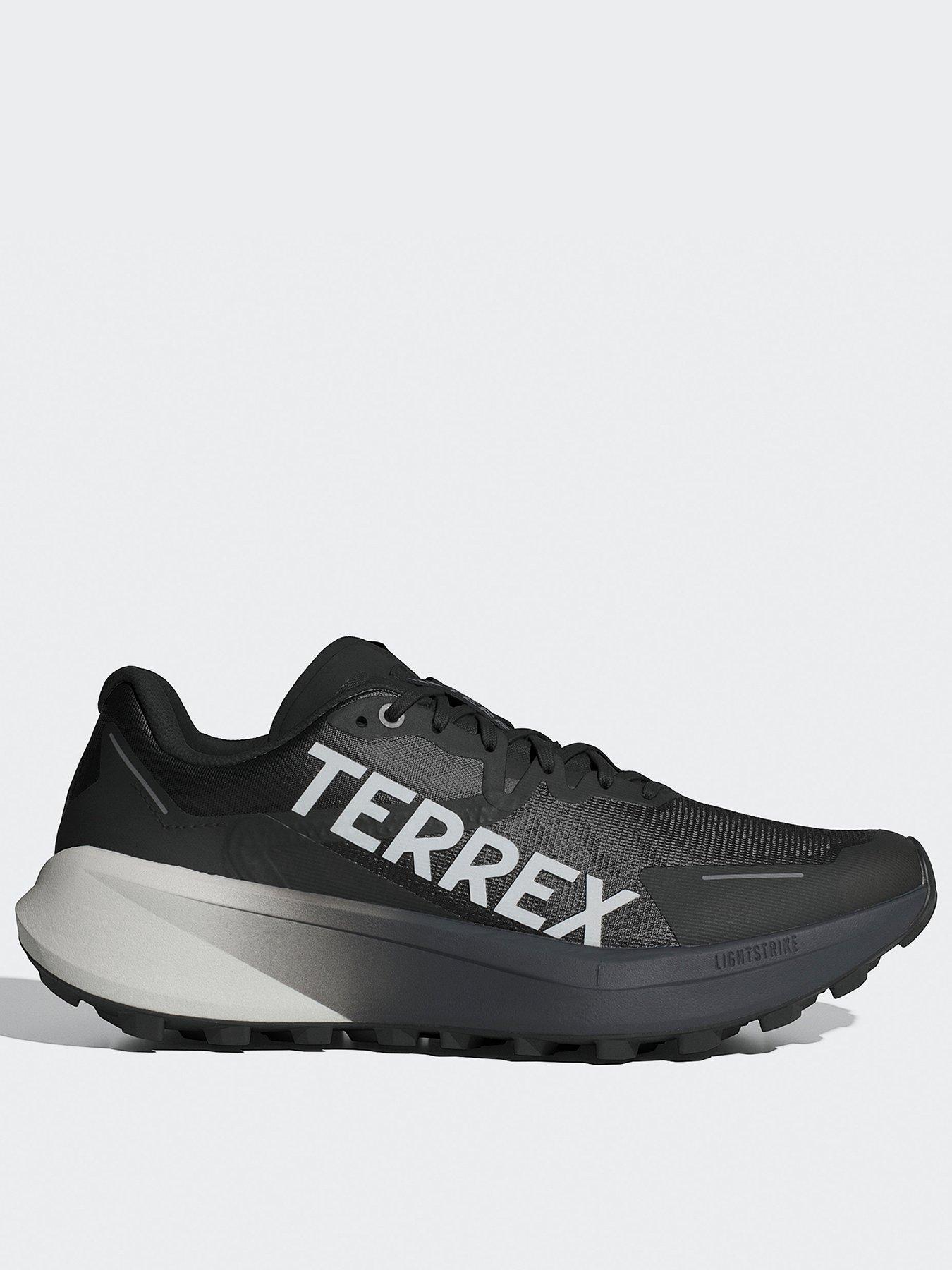 adidas Terrex Mens Agravic 3 Trail Running Shoes, Core Black/Grey One/Grey Six, Size 7.5, Men
