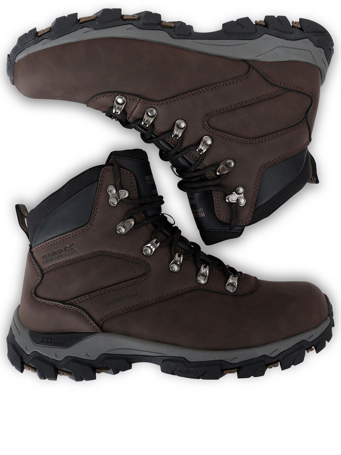Image 3 of 7 of Regatta Mens Holcombe Classic Waterproof Walking Boot -brown