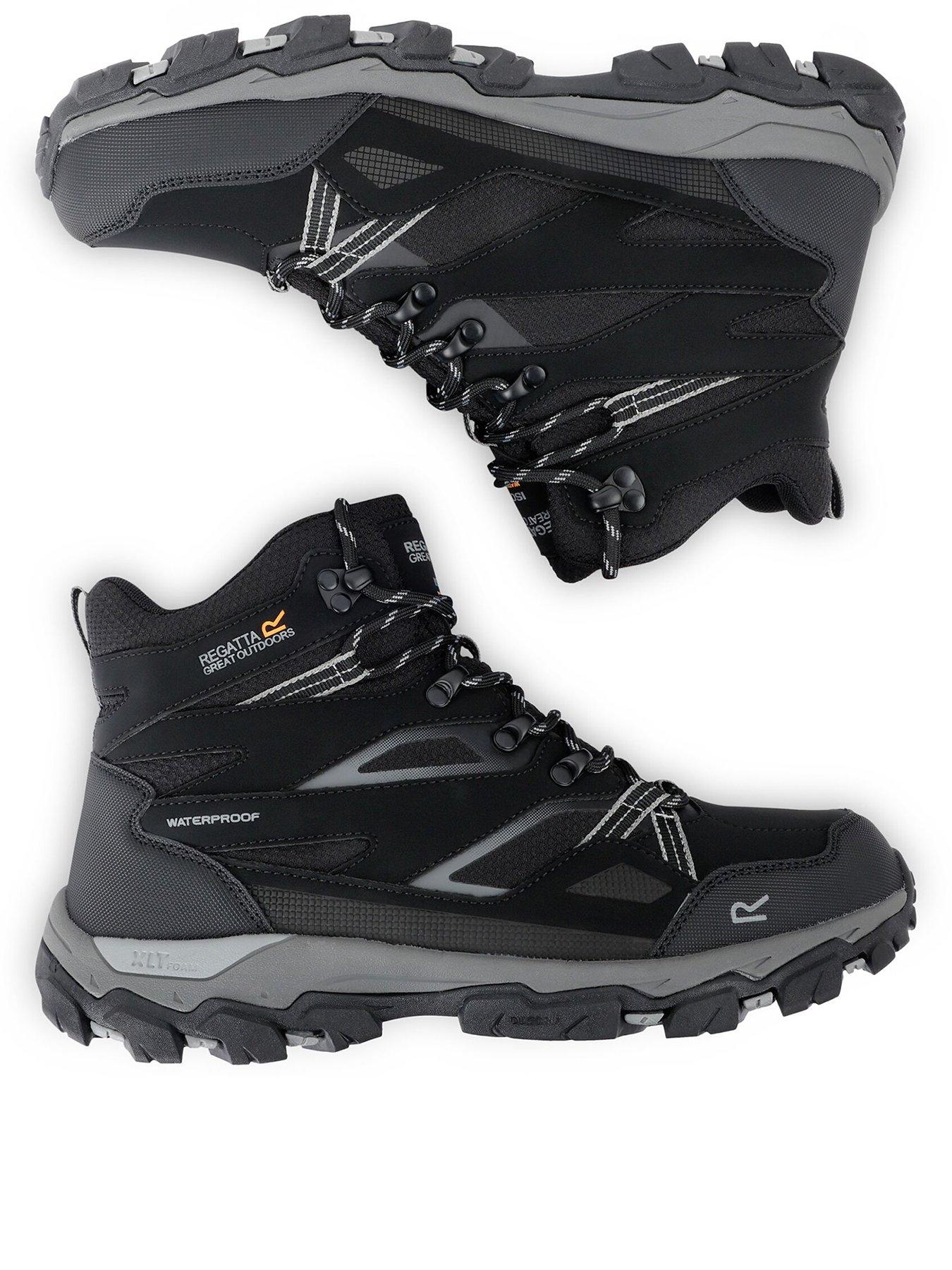 Image 3 of 7 of Regatta Mens Holcombe Waterproof Walking Boot -black