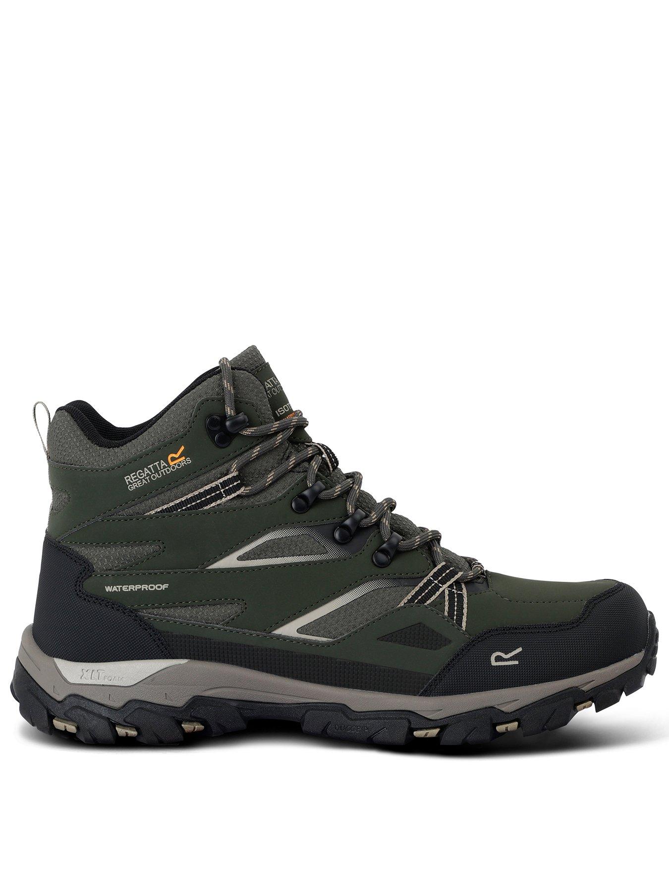 undefined Mens Holcombe Waterproof Walking Boot -green