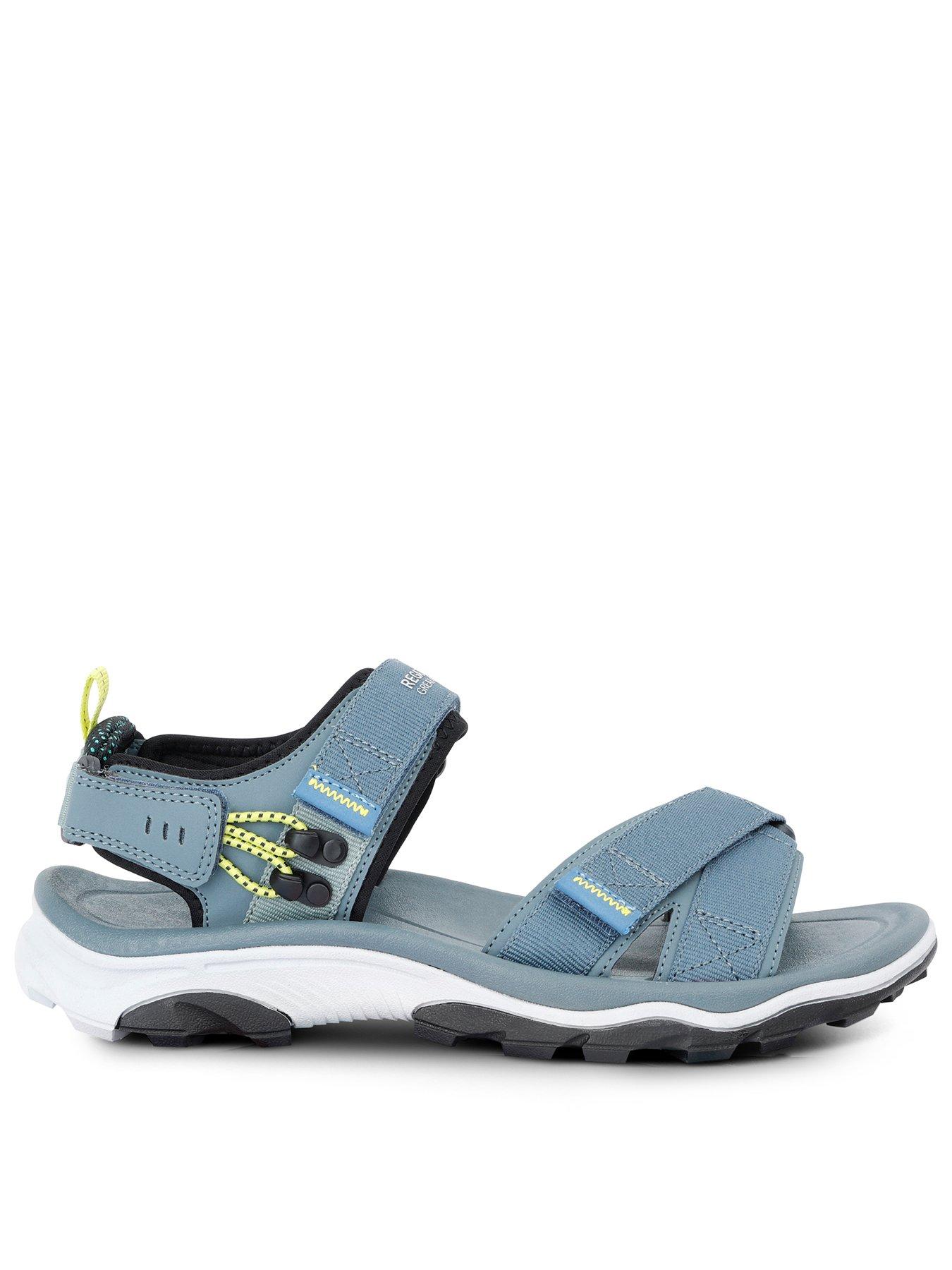 Regatta Men's Blaze Walking Sandals | Adjustable Hook & Loop Straps, Tecfoam Heel, XLT Cushioned Footbed