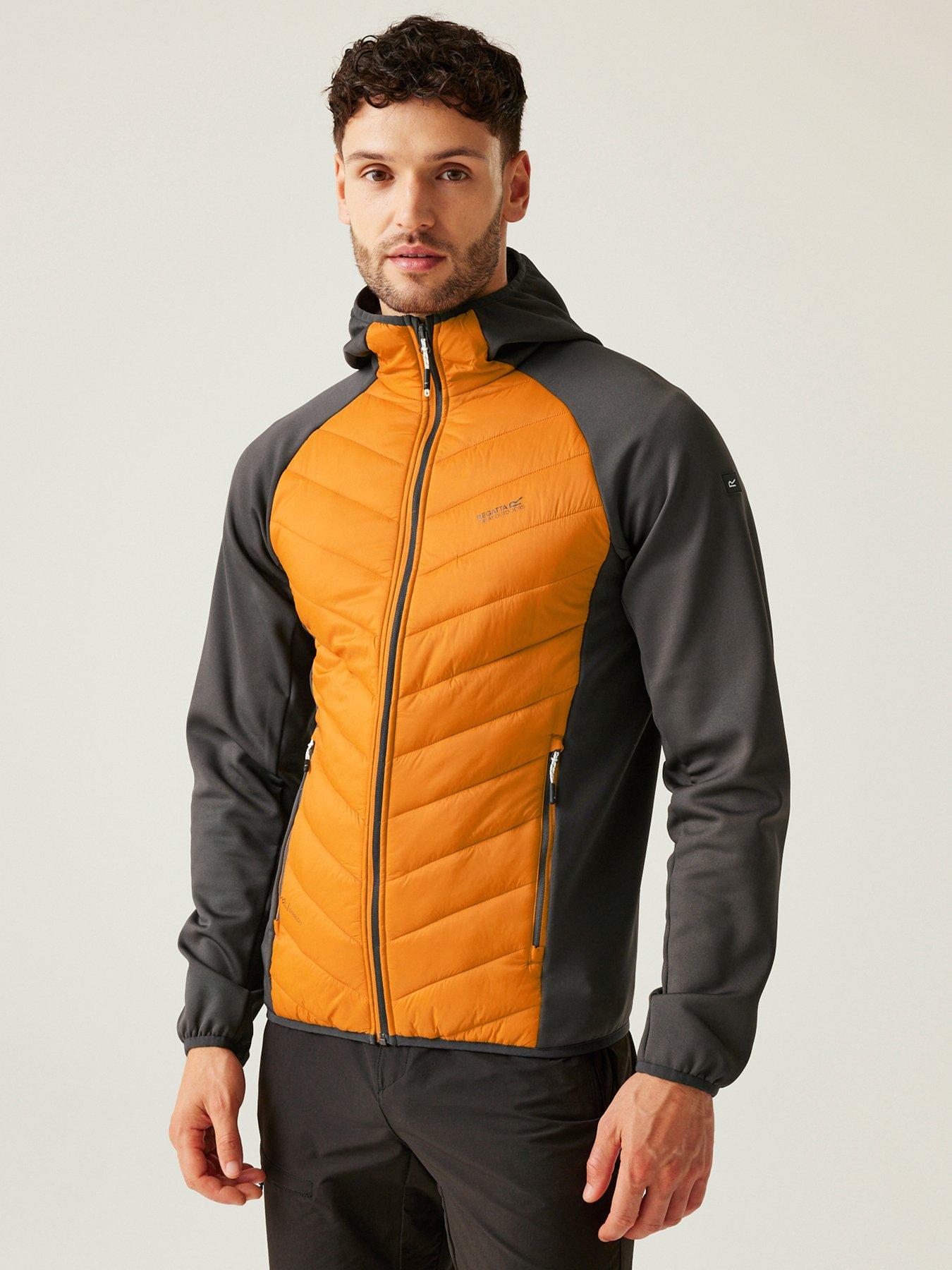 Regatta Men'S Andreson Viii Hybrid Hooded Baffle Jacket - Orange