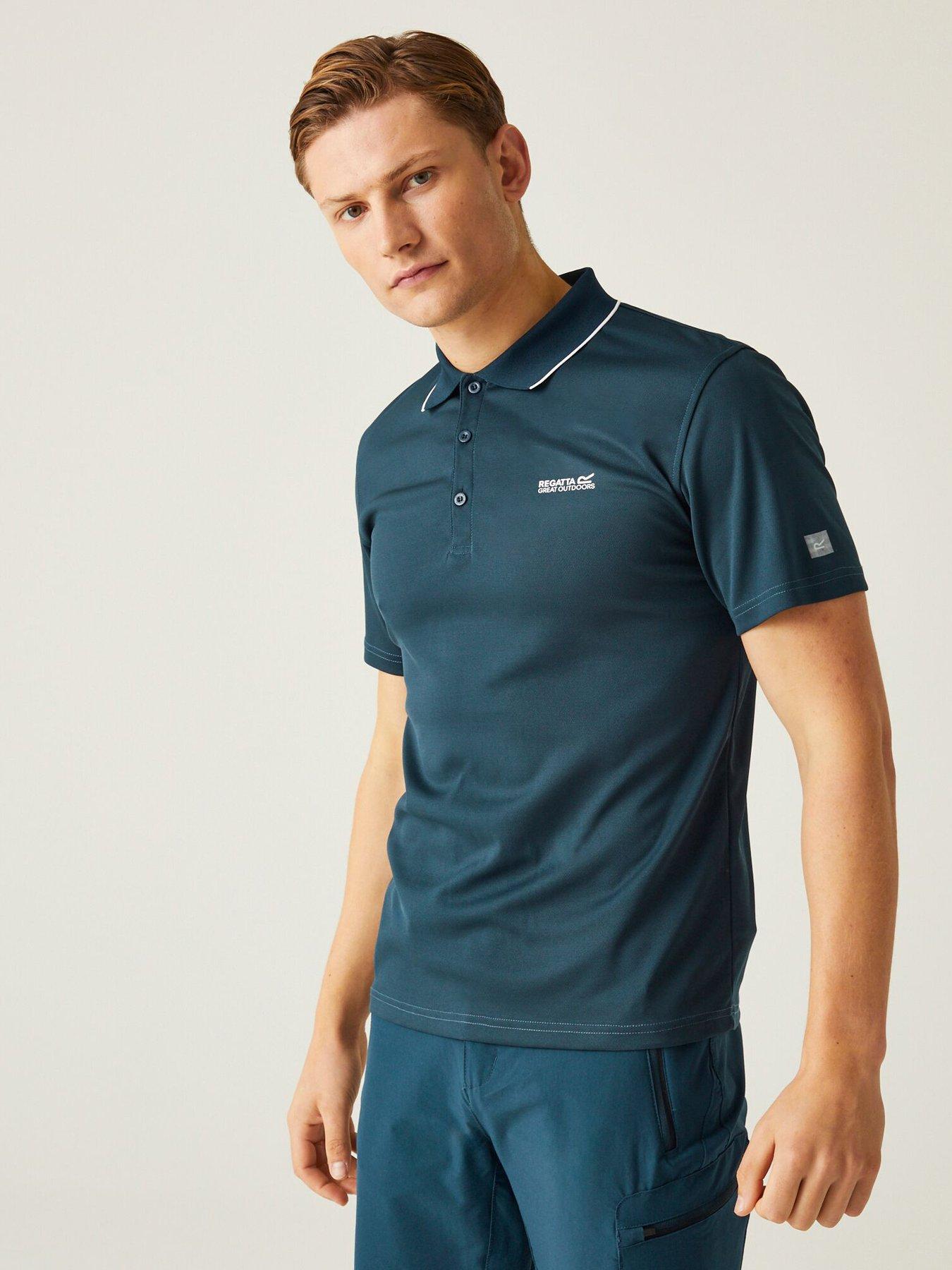 Image 1 of 6 of Regatta Mens Maverik V Polo Shirt - Navy
