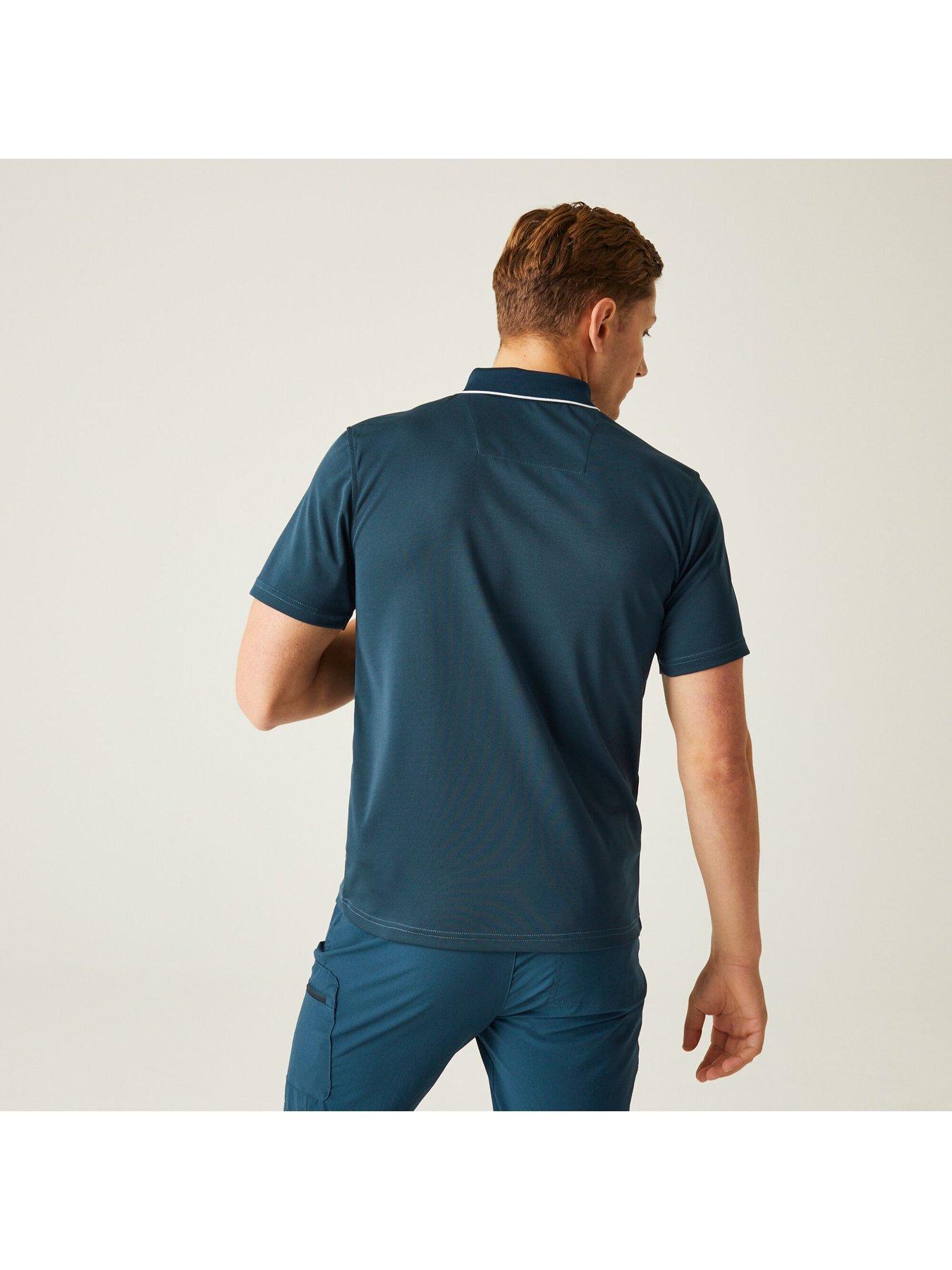 Image 2 of 6 of Regatta Mens Maverik V Polo Shirt - Navy