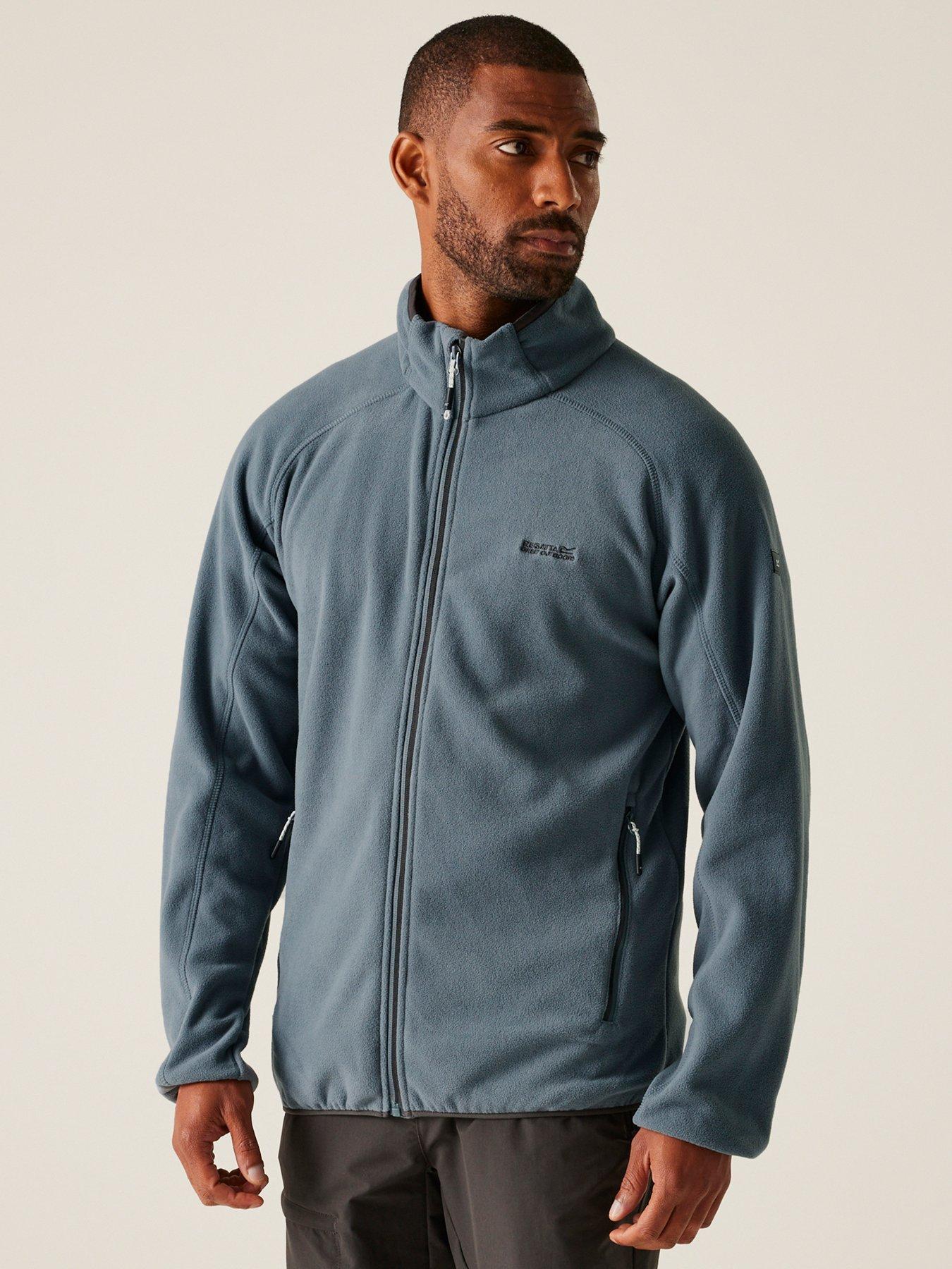 undefined Mens Hadfield Full Zip Fleece- Grey