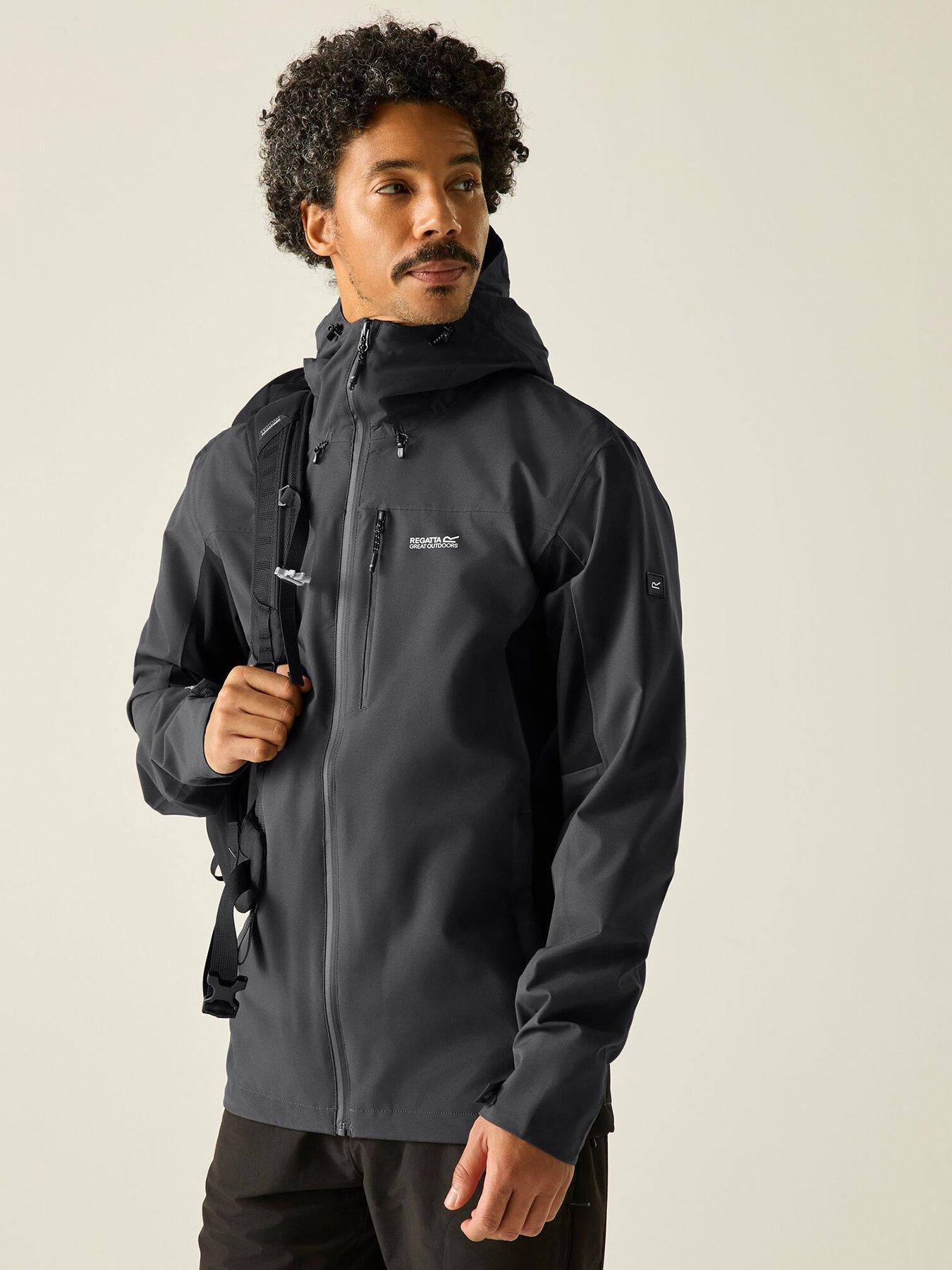 regatta-mens-birchdale-ii-waterproof-shell-jacket-grey
